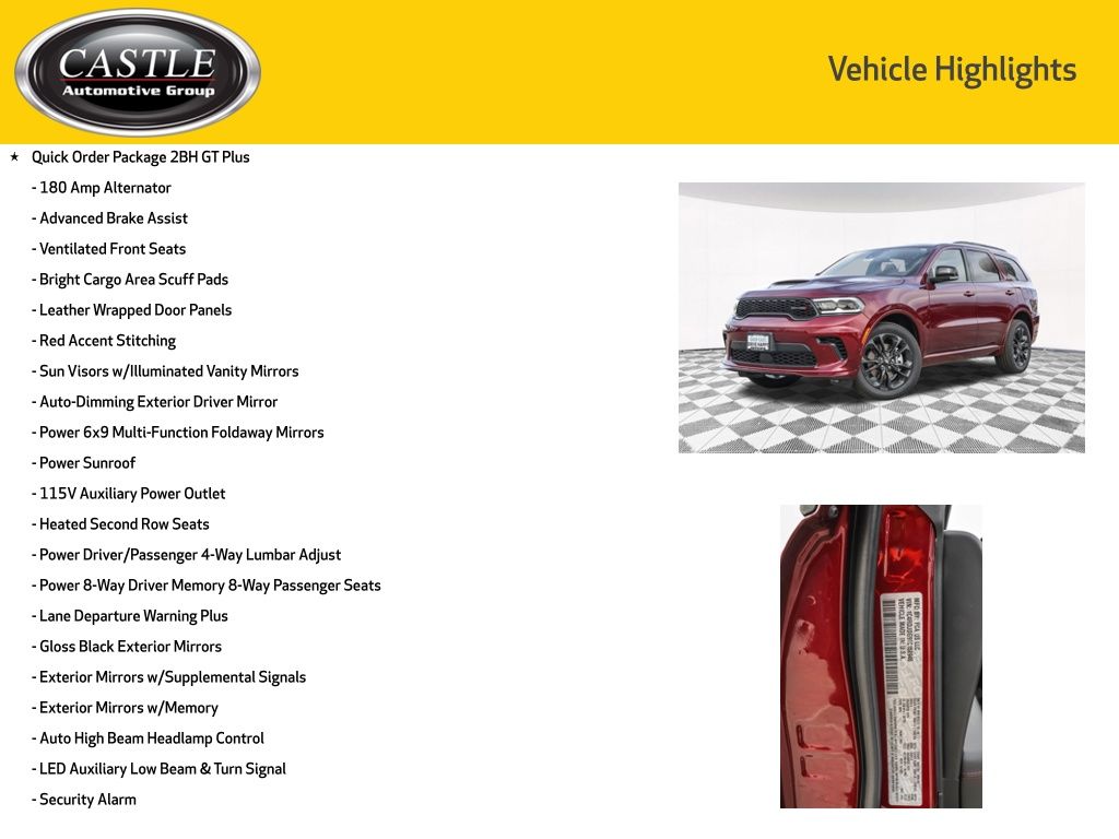 2026 DODGE DURANGO - Image 3