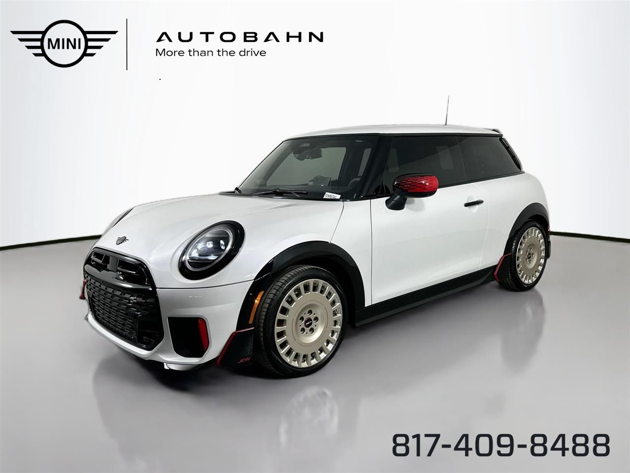 Nanuq White Metallic 2026 MINI Cooper John Cooper Works 2-Door Hatchback FWD Hatchback Front-Wheel Drive 7-Speed Automatic