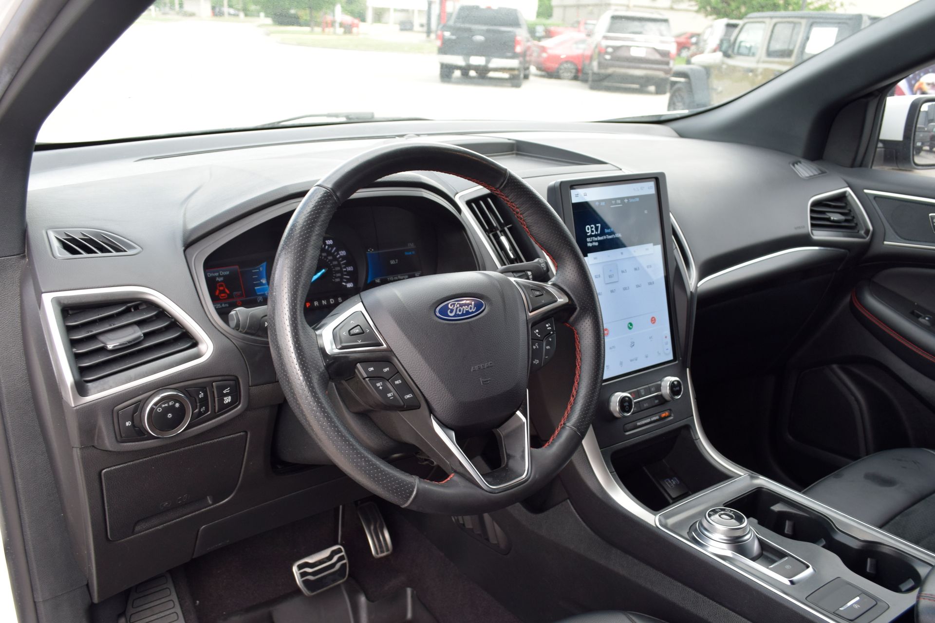 2024 Ford Edge ST Line White at Shottenkirk Kia Fort Bend
