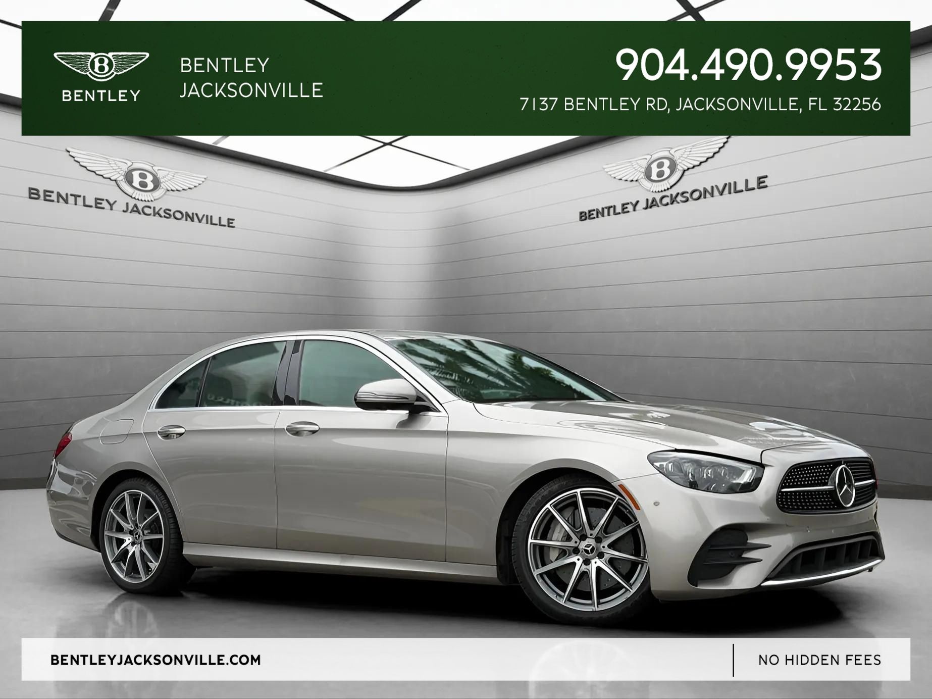 Mojave Silver Metallic 2021 Mercedes-Benz E-Class Sedan Rear-Wheel Drive 9-Speed Automatic
