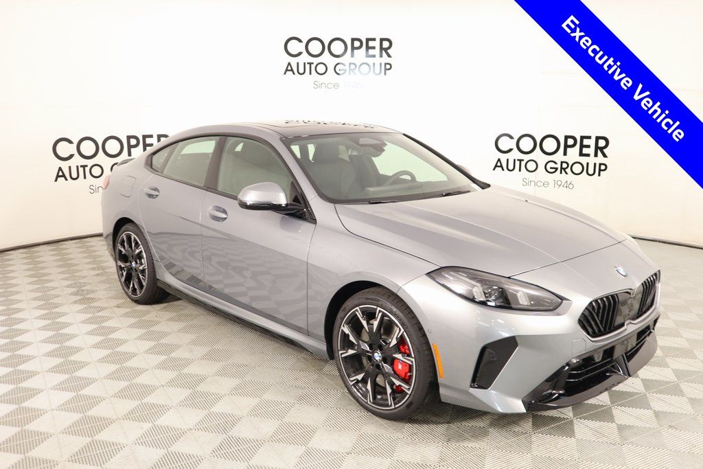 Gray (Skyscraper Grey Metallic) 2026 BMW 2 Series Sedan Front-Wheel Drive 7-Speed Automatic