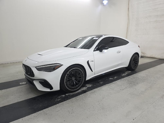 MANUFAKTUR Moonlight White Metallic 2025 Mercedes-Benz CLE AMG CLE 53 4MATIC Coupe All-Wheel Drive 9-Speed Automatic