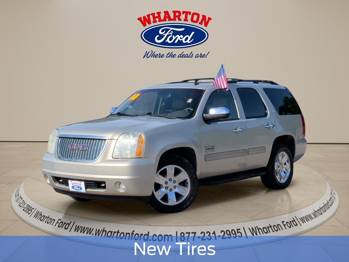 Gold Mist Metallic 2010 GMC Yukon SUV / Crossover 4X2 6-Speed Automatic Overdrive
