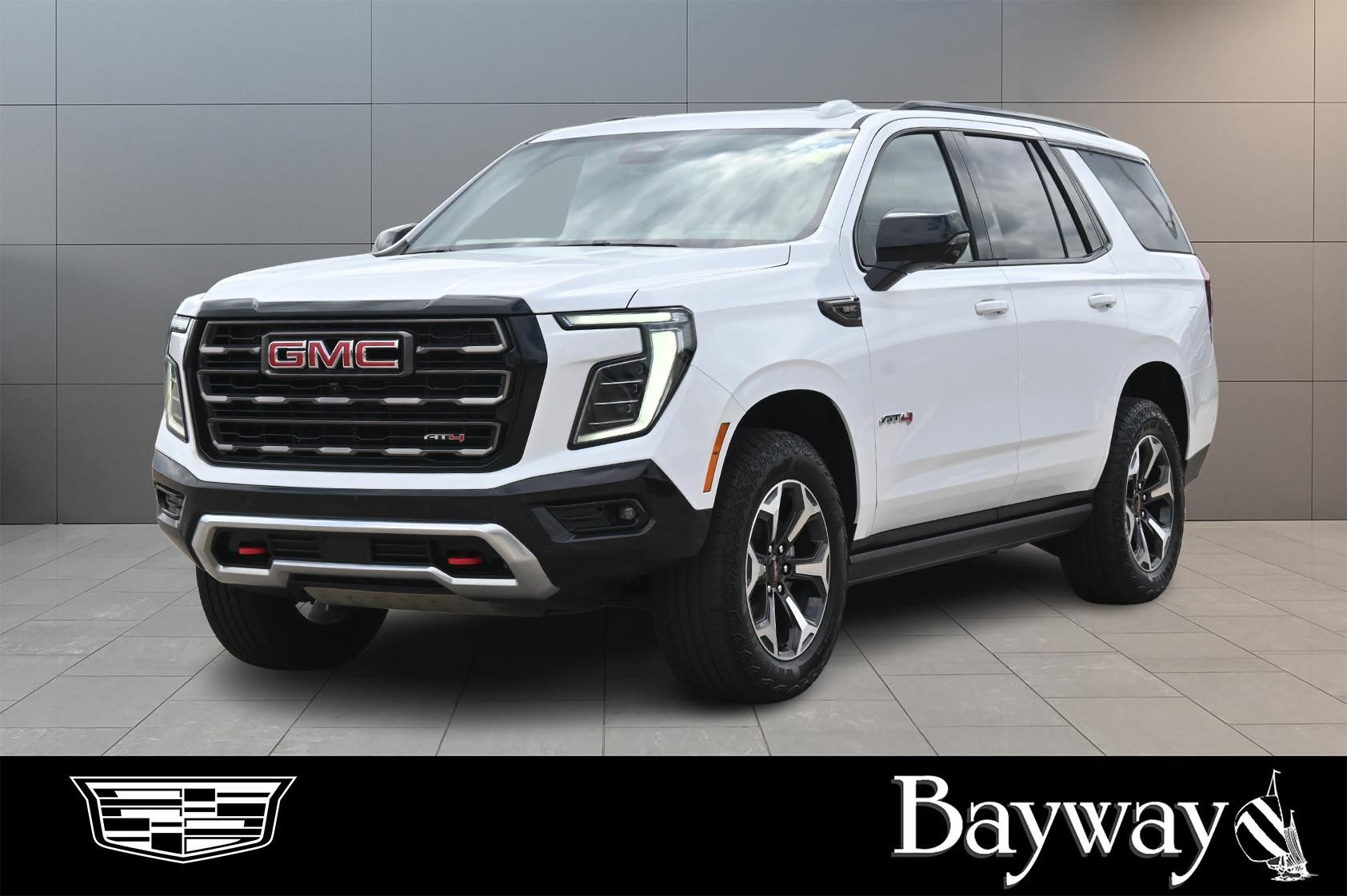 2026 GMC Yukon AT4 Ultimate White at Central Houston Nissan