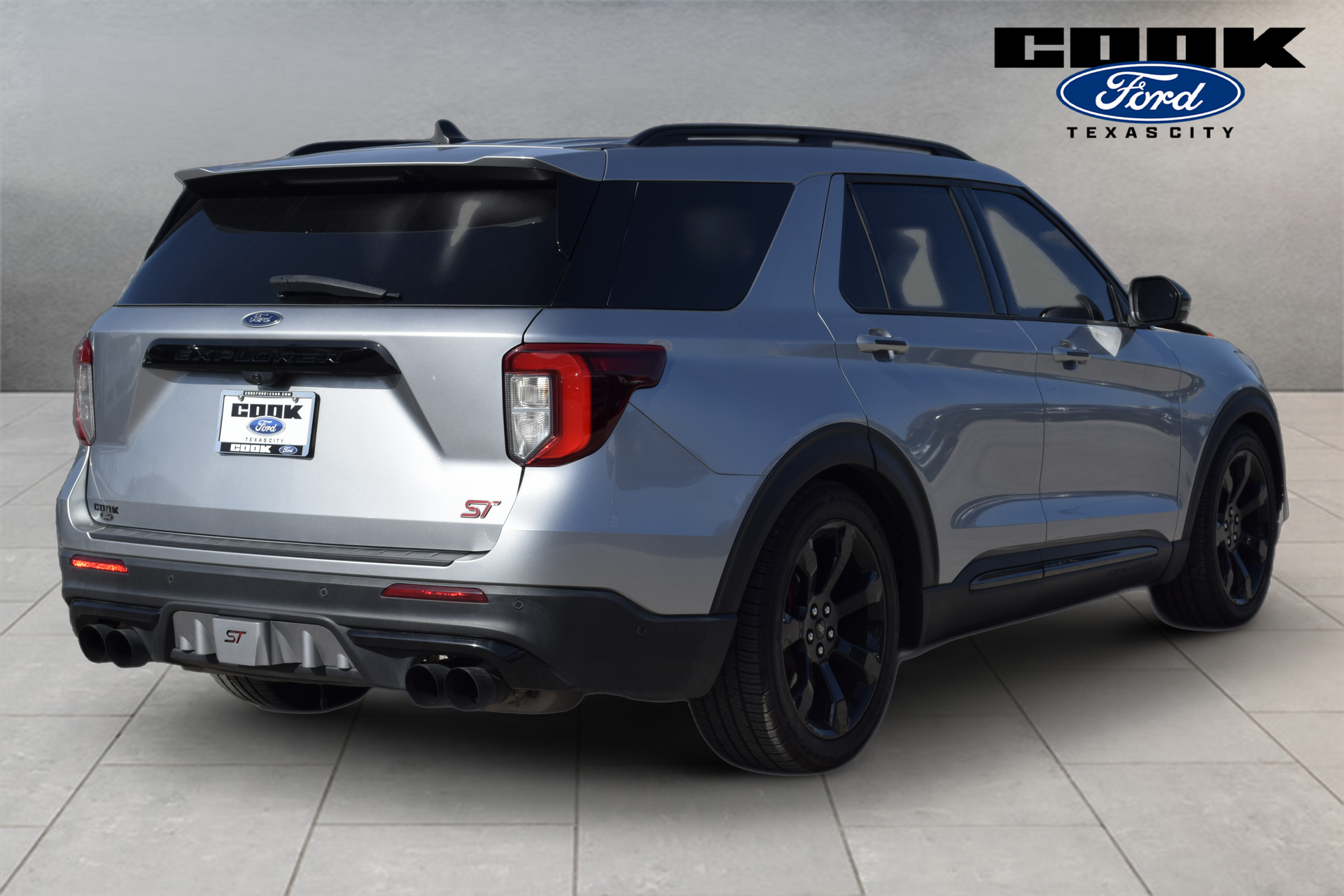 2021 Ford Explorer ST Silver at Wharton Ford