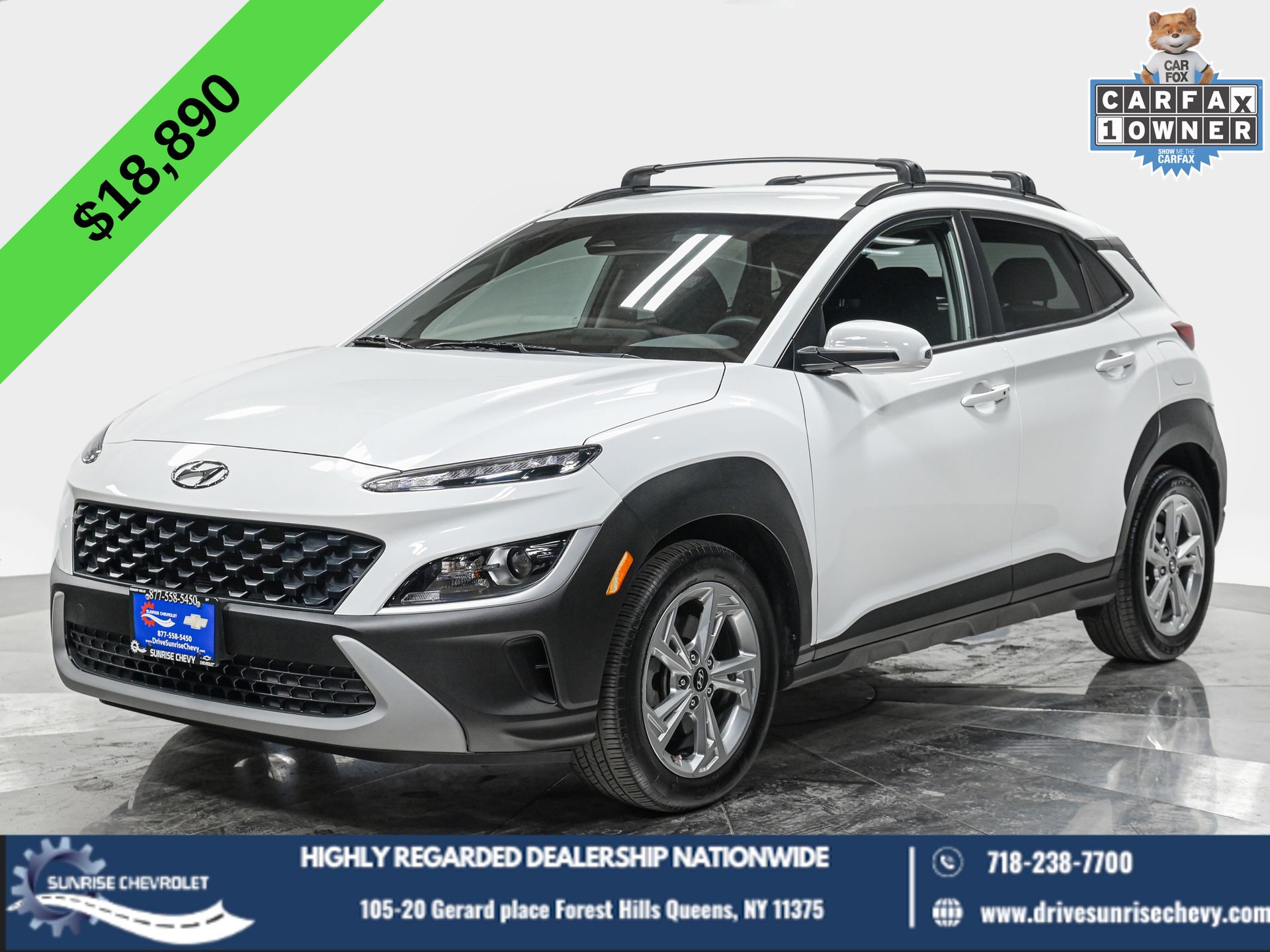 Lunar White 2023 Hyundai Kona SUV / Crossover All-Wheel Drive Continuously Variable Transmission