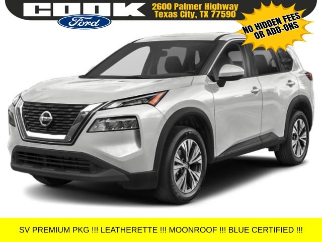 Pearl White Tricoat 2023 Nissan Rogue SV FWD SUV / Crossover Front-Wheel Drive Continuously Variable Transmission