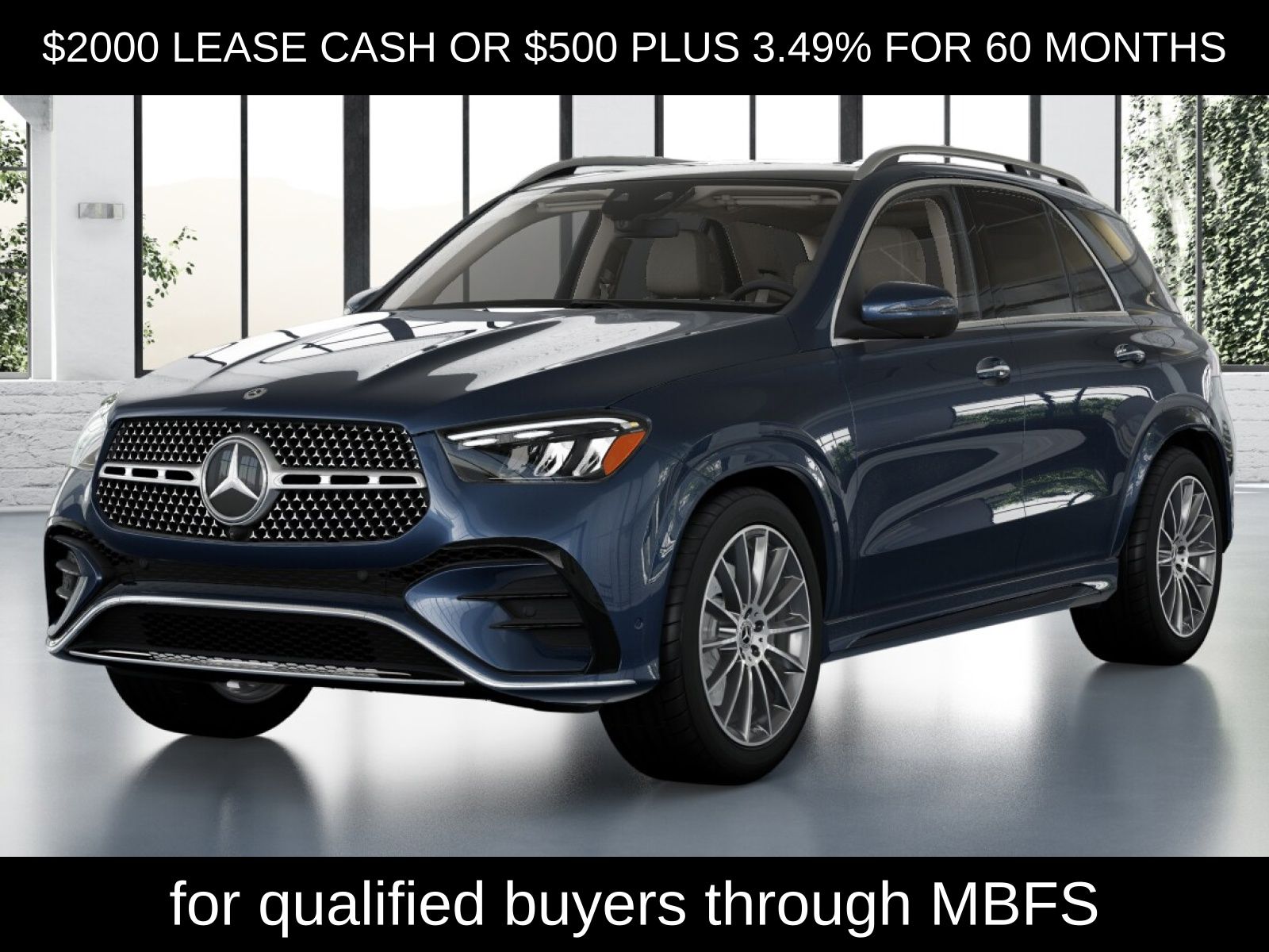 Twilight Blue Metallic 2026 Mercedes-Benz GLE SUV / Crossover All-Wheel Drive 9-Speed Automatic