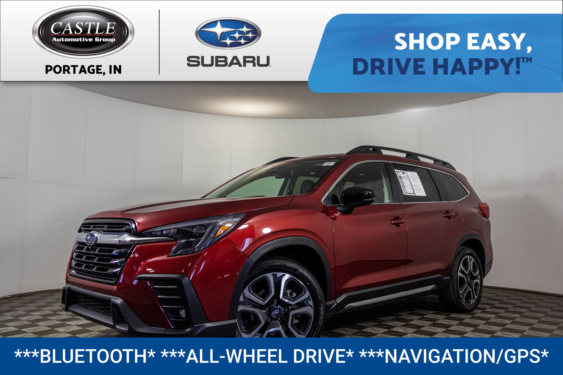 Crimson Red Pearl 2024 Subaru Ascent Limited 8-Passenger AWD SUV / Crossover All-Wheel Drive Continuously Variable Transmission