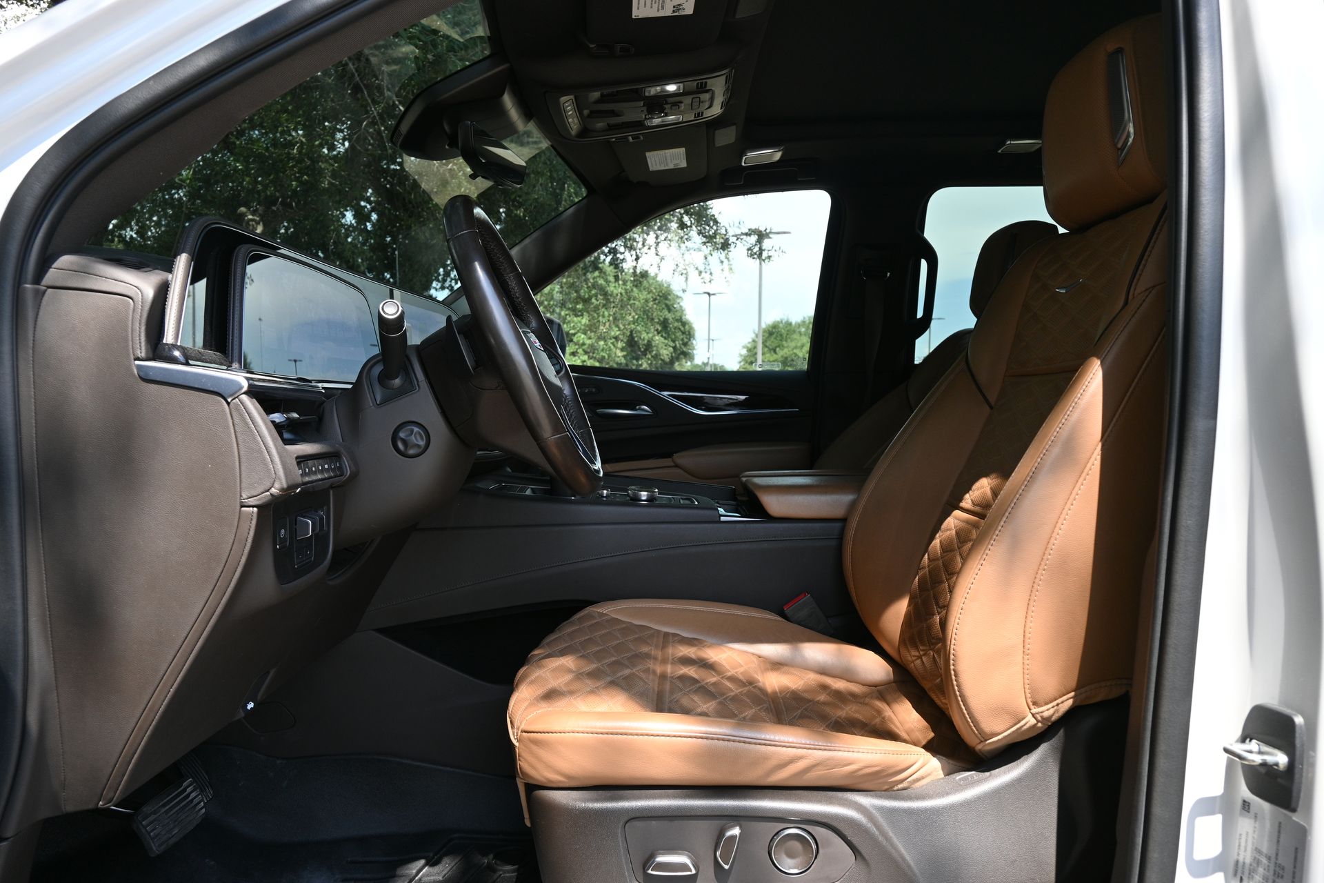 2021 Cadillac Escalade ESV Sport White at Shottenkirk Kia Fort Bend