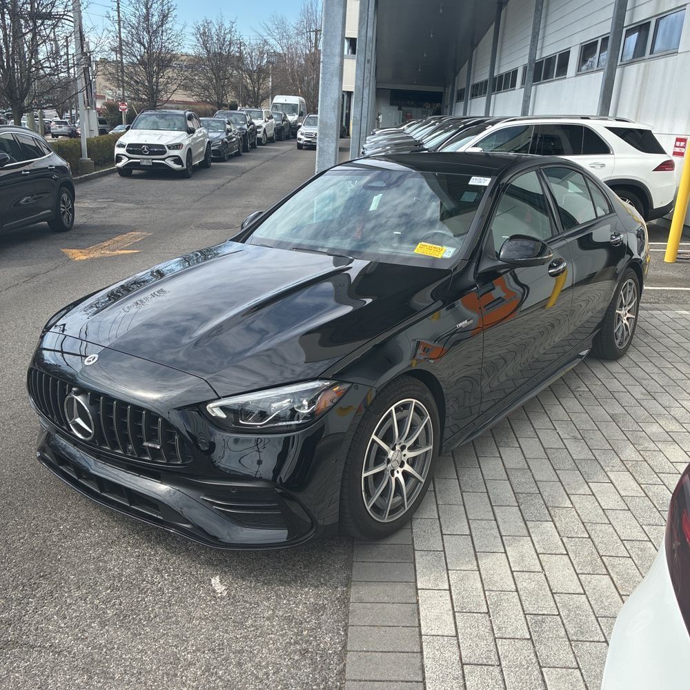 Black 2023 Mercedes-Benz C-Class AMG C 43 4MATIC Convertible All-Wheel Drive 9-Speed Automatic