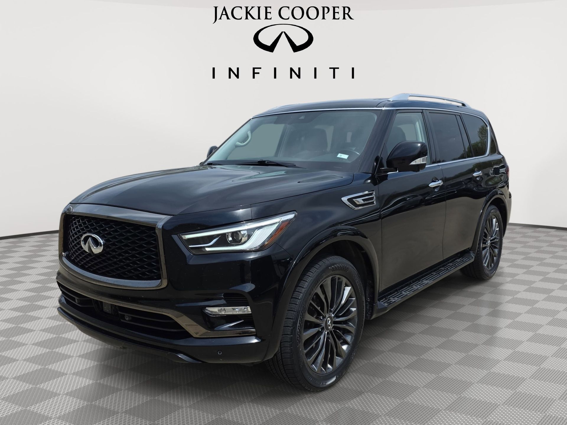 Black Obsidian 2021 INFINITI QX80 Premium Select 4WD SUV / Crossover All-Wheel Drive 7-Speed Automatic