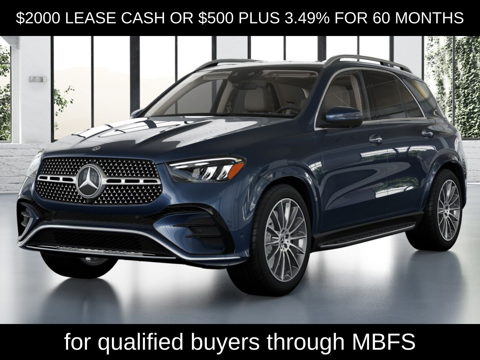 Twilight Blue Metallic 2026 Mercedes-Benz GLE SUV / Crossover All-Wheel Drive 9-Speed Automatic