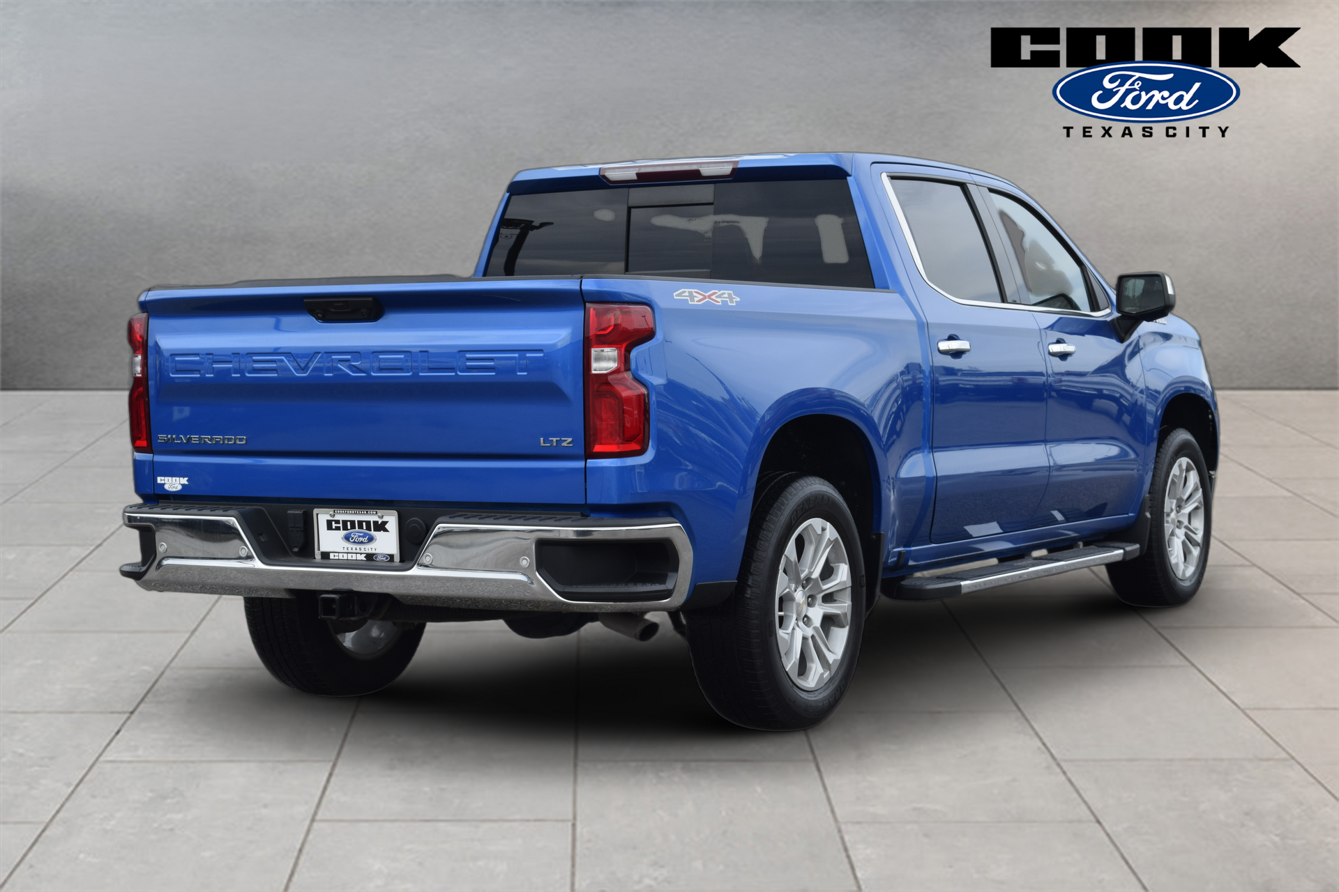 2022 Chevrolet Silverado 1500 LTZ Blue at DeMontrond Gulf Freeway