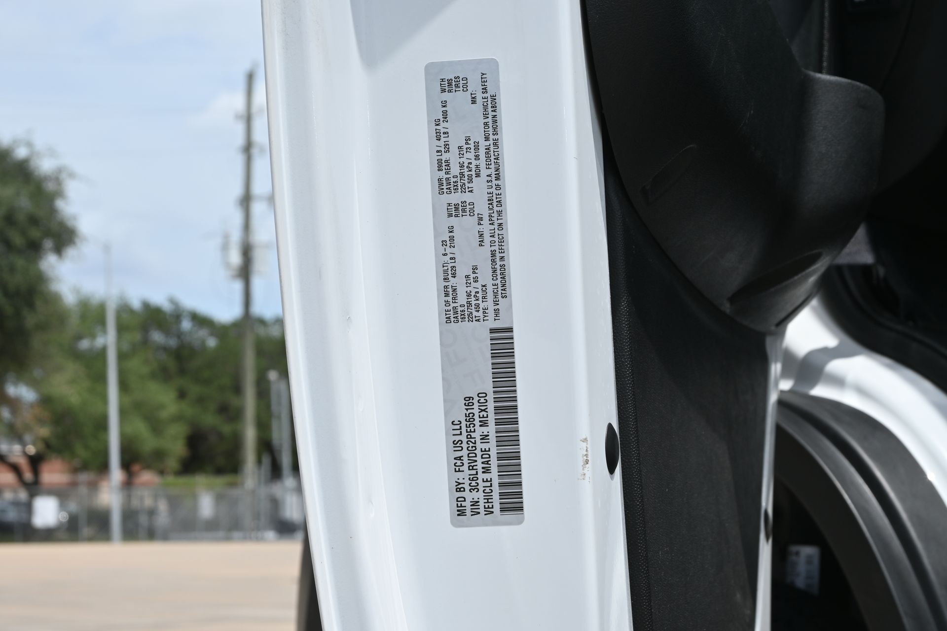 2023 Ram ProMaster 2500 High Roof White at Texan Dodge Chrysler Jeep Ram