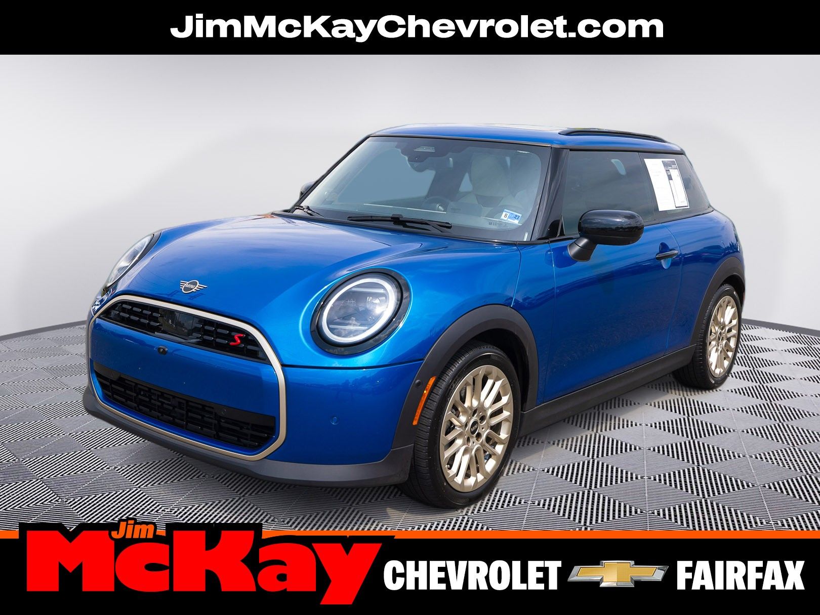 Icy Sunshine Blue Metallic 2025 MINI Cooper Hatchback Front-Wheel Drive 7-Speed Automatic