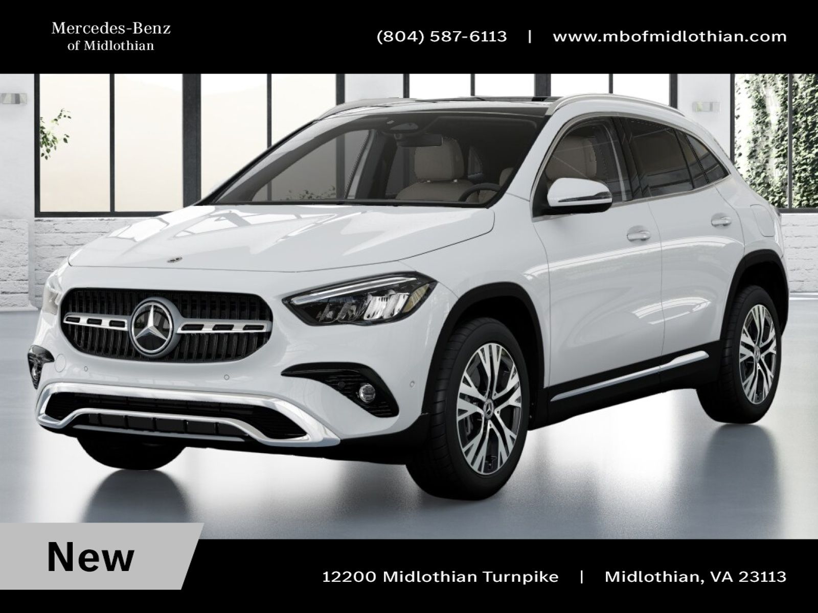 Polar White 2026 Mercedes-Benz GLA SUV / Crossover All-Wheel Drive 8-Speed Dual Clutch