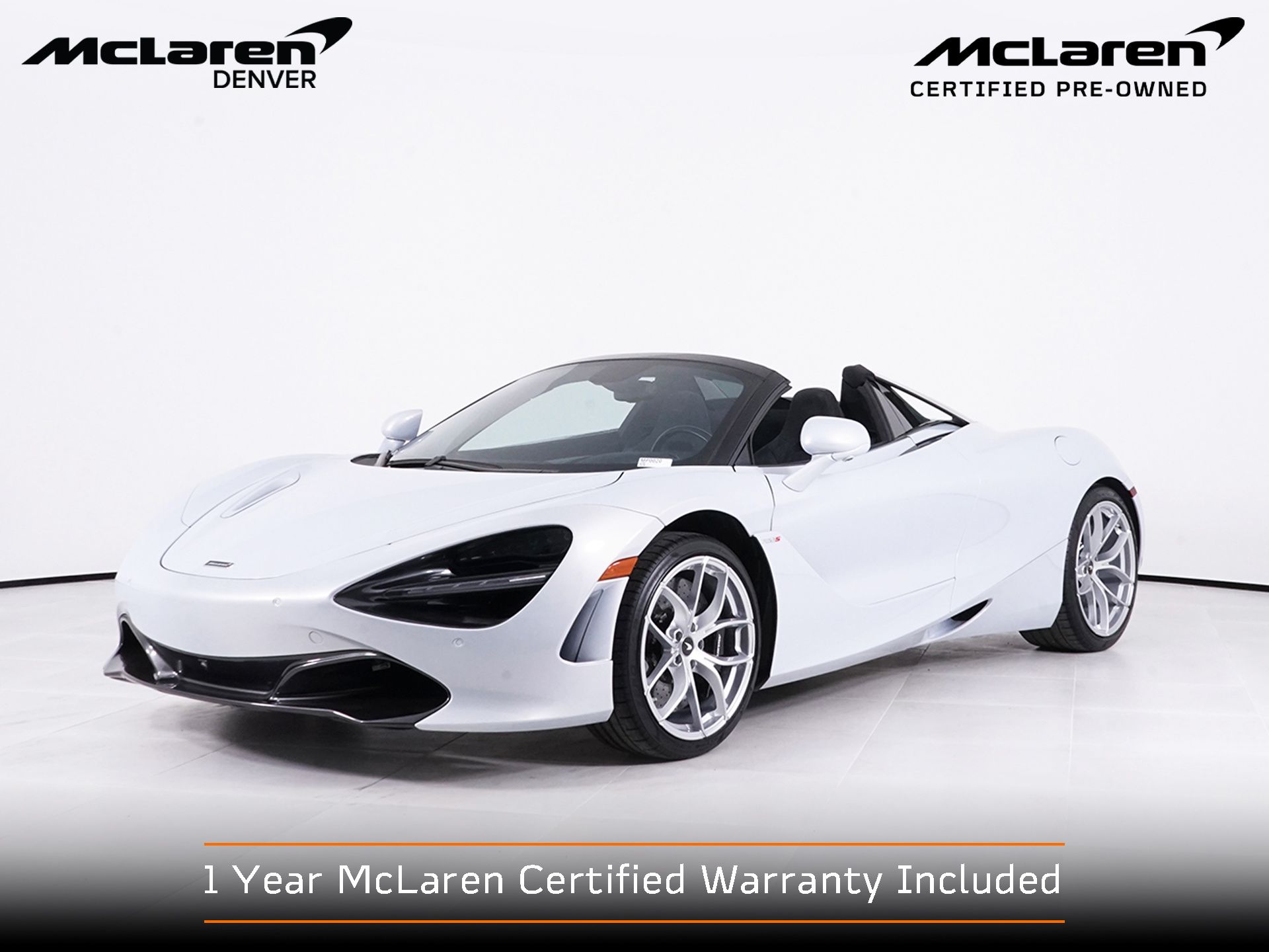 Glacier 2020 McLaren 720S Performance Spider RWD Convertible Rear-Wheel Drive 7-Speed Automatic