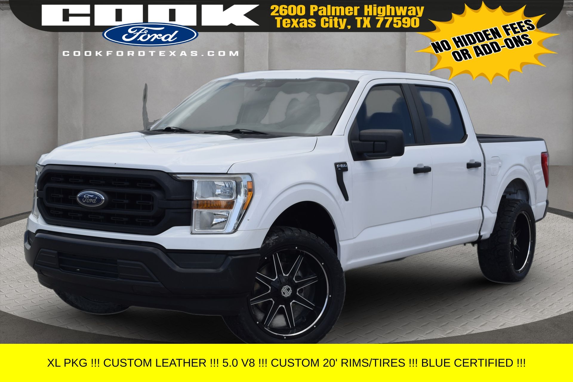 Oxford White 2021 Ford F-150 XL SuperCrew RWD Pickup Truck 4X2 Automatic