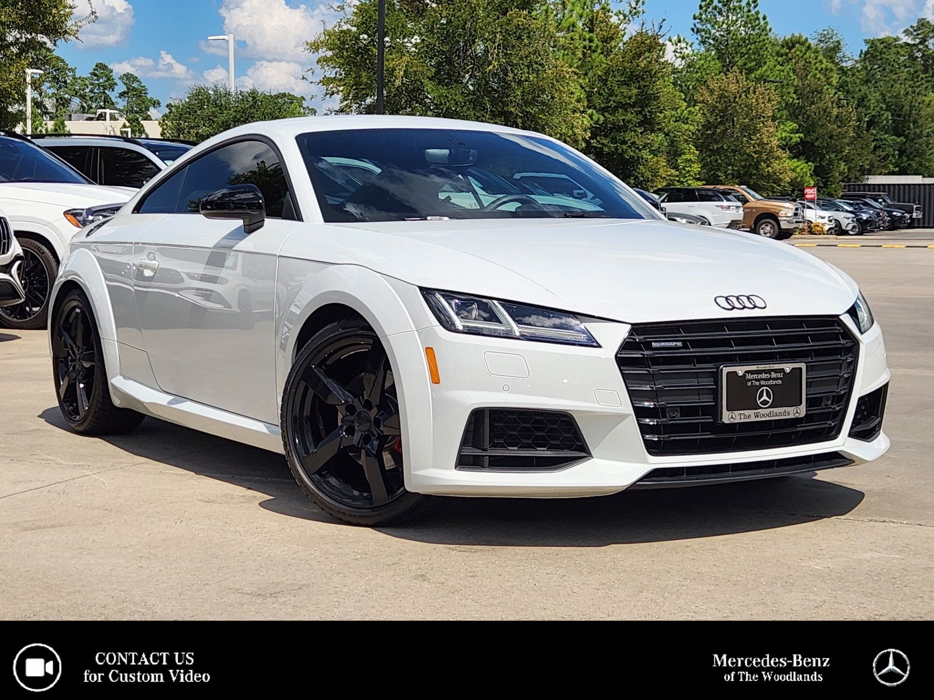 Glacier White Metallic 2019 Audi TT Coupe All-Wheel Drive 7-Speed Automatic