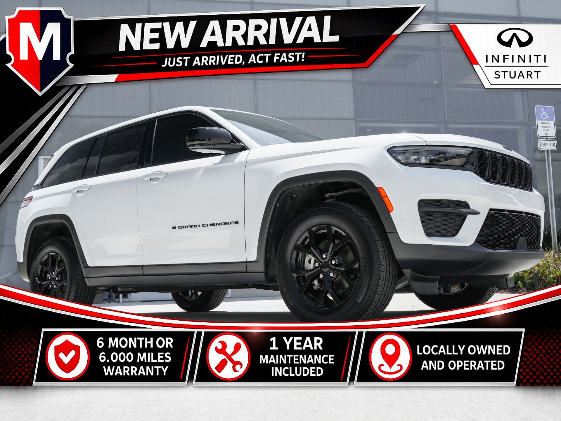 used 2025 Jeep Grand Cherokee car, priced at $34,000