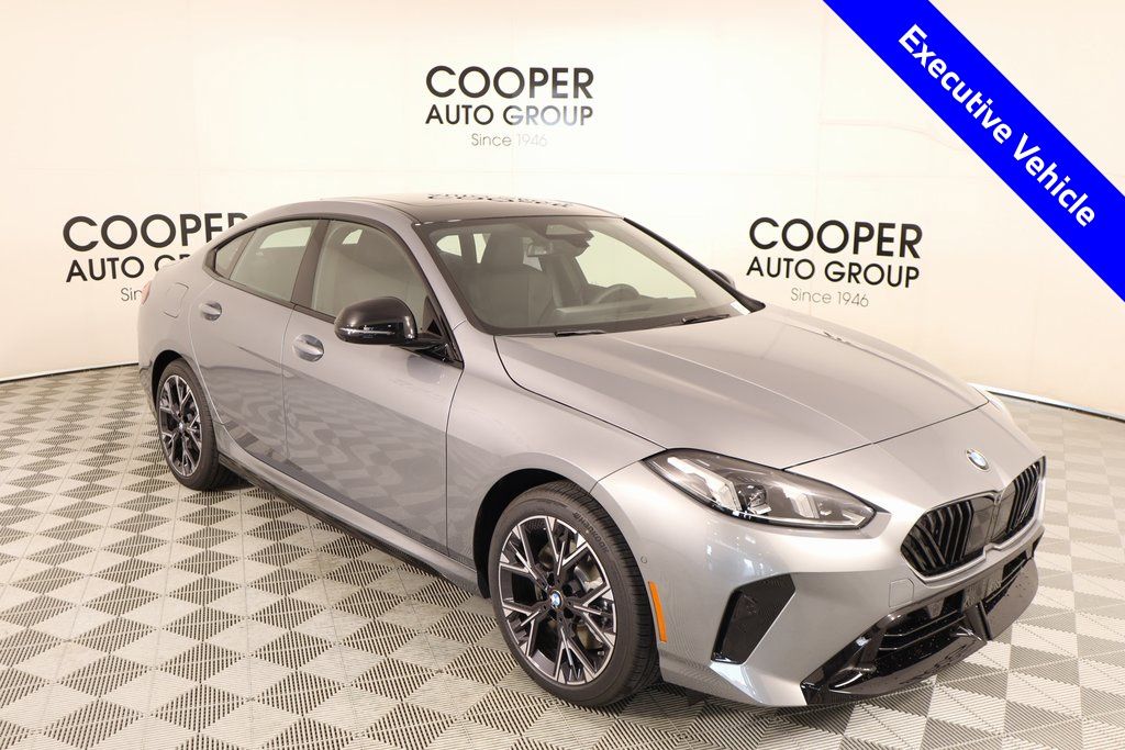 Gray (Skyscraper Grey Metallic) 2026 BMW 2 Series Sedan All-Wheel Drive 7-Speed Automatic