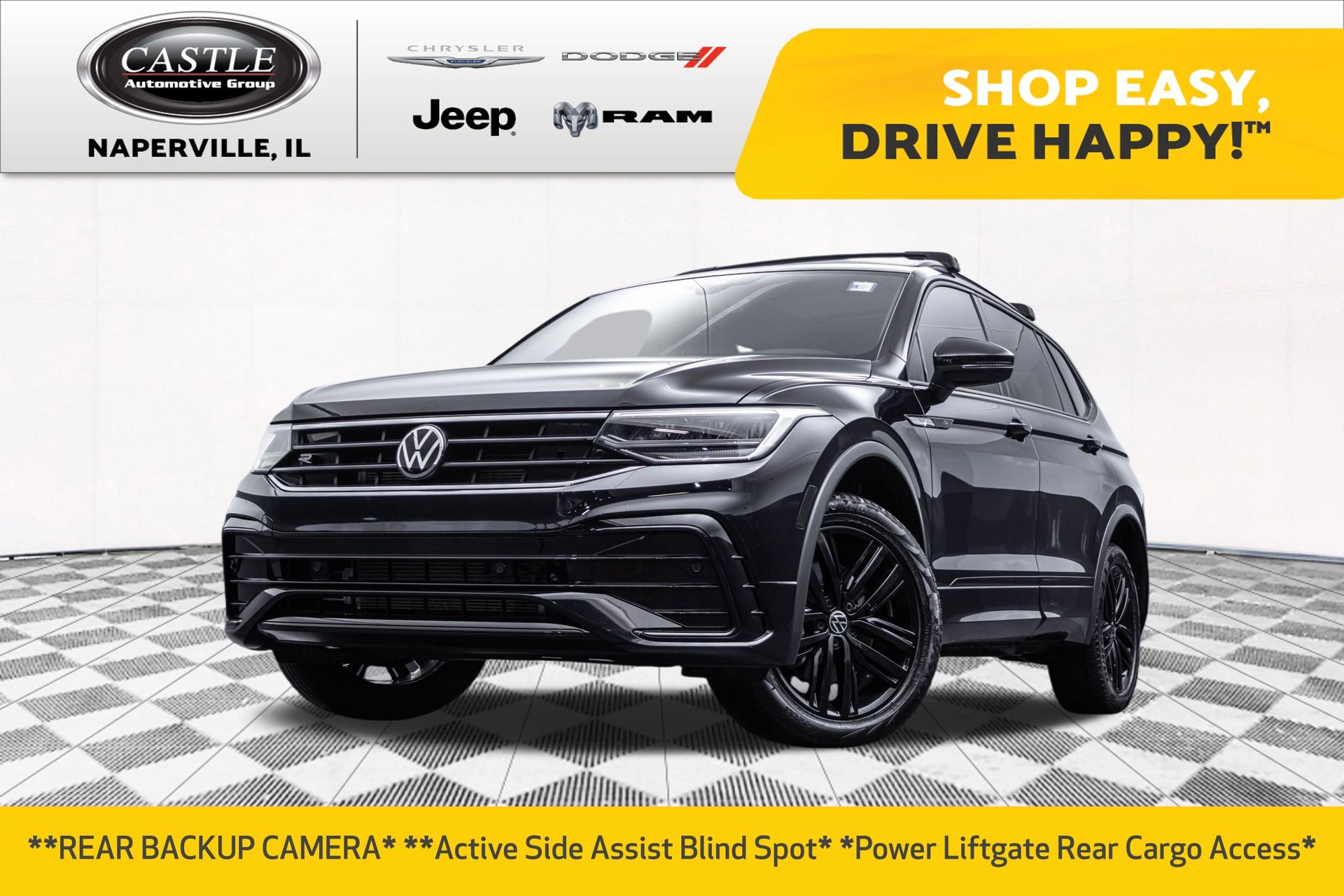 2022 Volkswagen Tiguan 2.0T SE R-Line Black