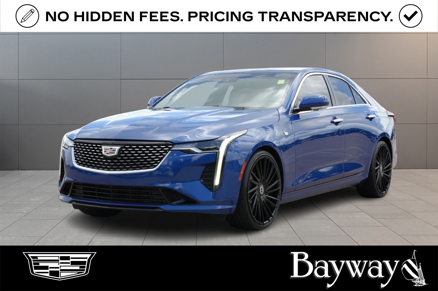 2021 Cadillac CT4 Luxury Blue at Toyota of Victoria
