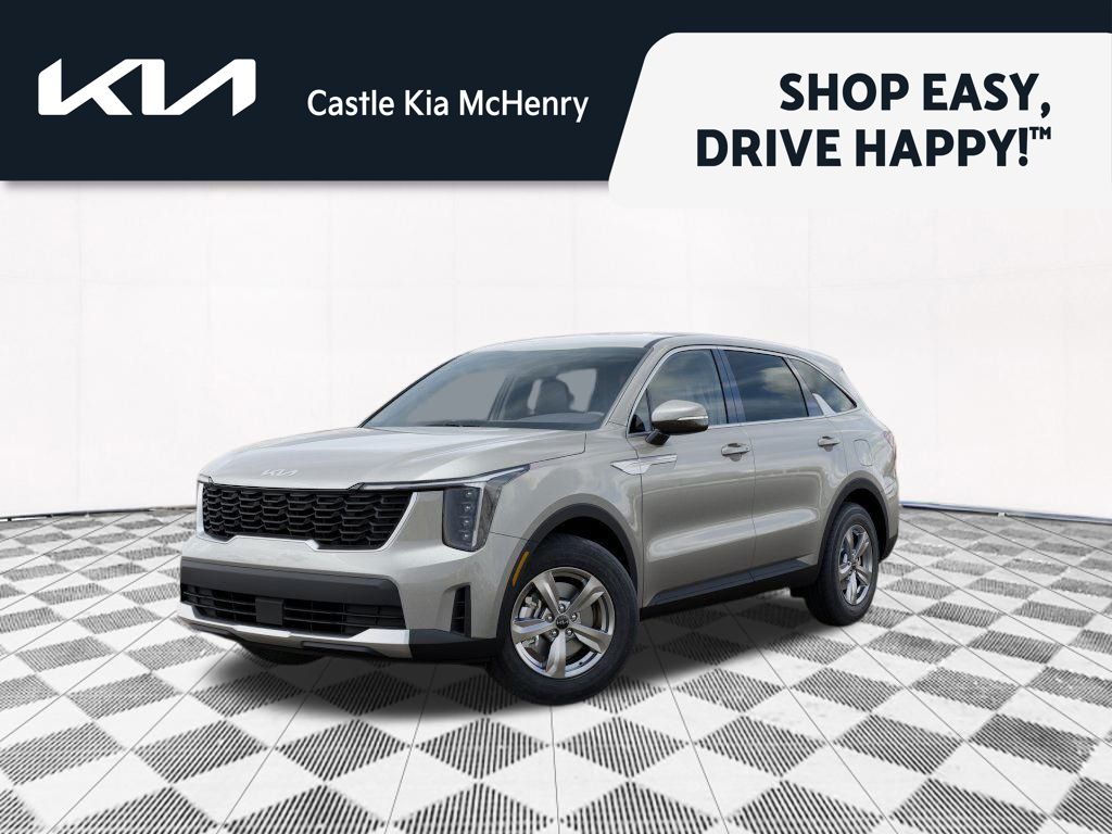 White (Ivory Silver) 2026 Kia Sorento LX FWD SUV / Crossover Front-Wheel Drive 8-Speed Automatic