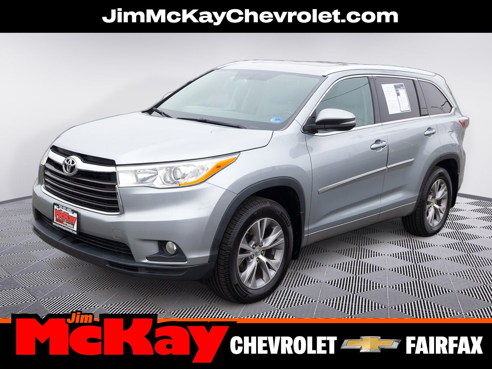 Silver Sky Metallic 2014 Toyota Highlander XLE AWD SUV / Crossover All-Wheel Drive 6-Speed Automatic Overdrive
