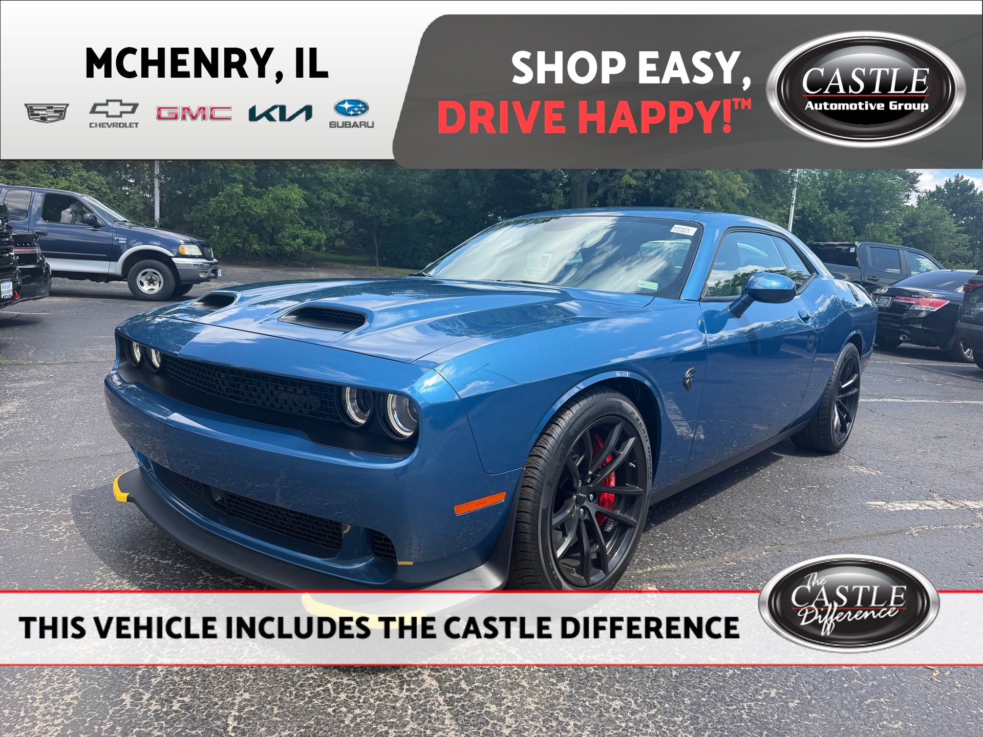 Blue (Frostbite) 2023 Dodge Challenger Coupe Rear-Wheel Drive 8-Speed Automatic