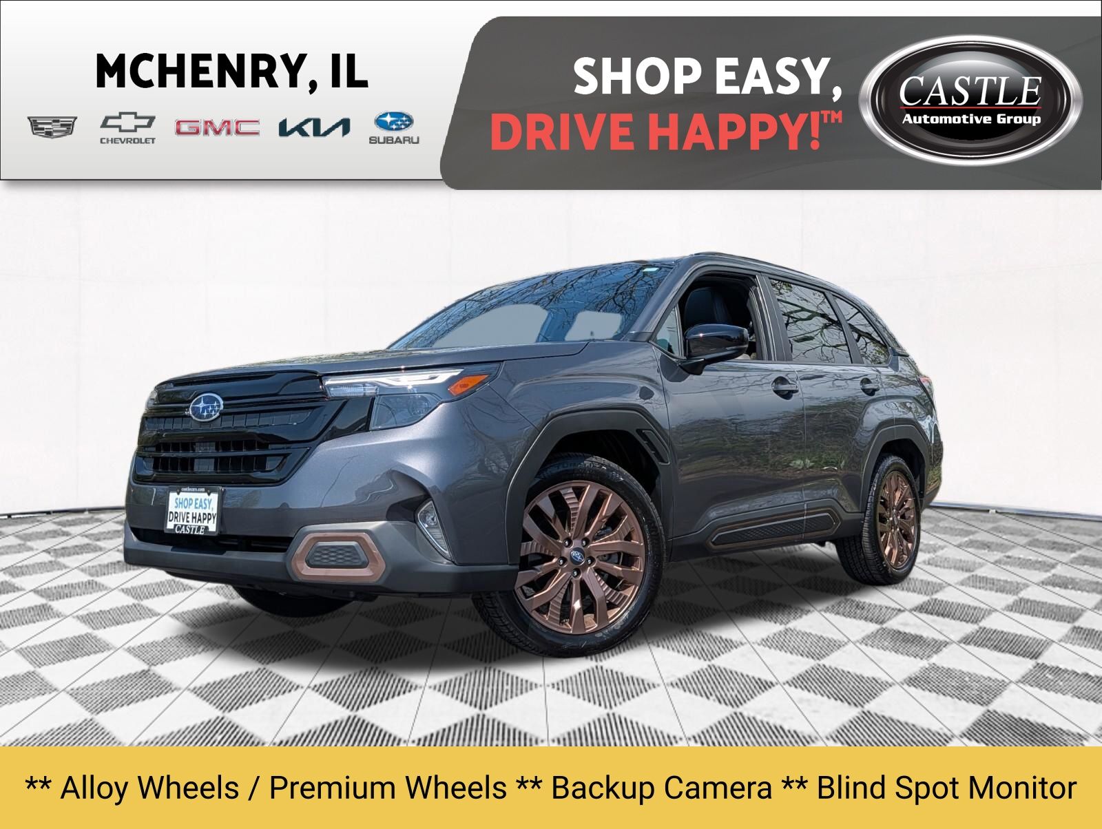 Magnetite Gray Metallic 2026 Subaru Forester SUV / Crossover All-Wheel Drive Continuously Variable Transmission