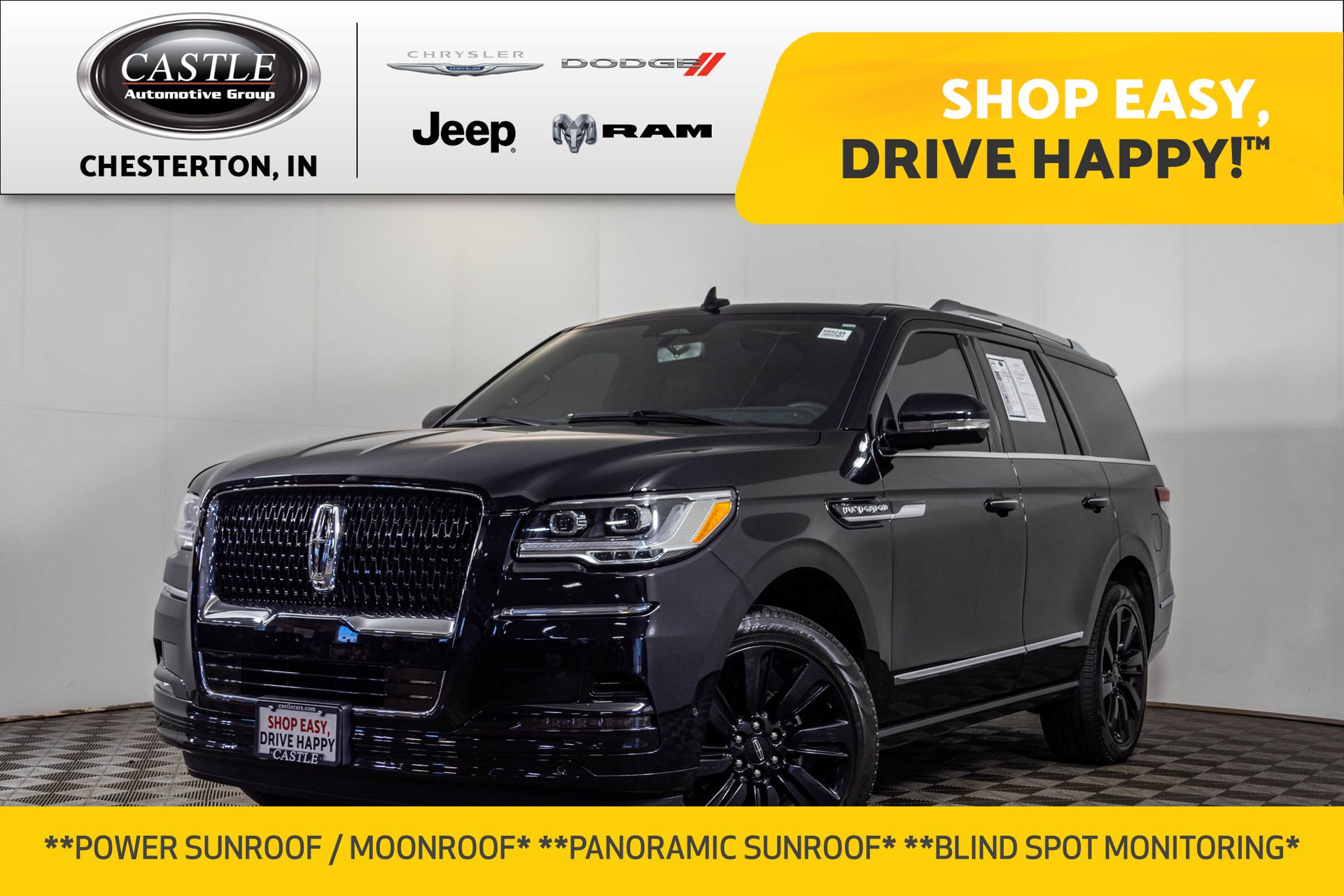 Black Metallic 2024 Lincoln Navigator SUV / Crossover Four-Wheel Drive Automatic