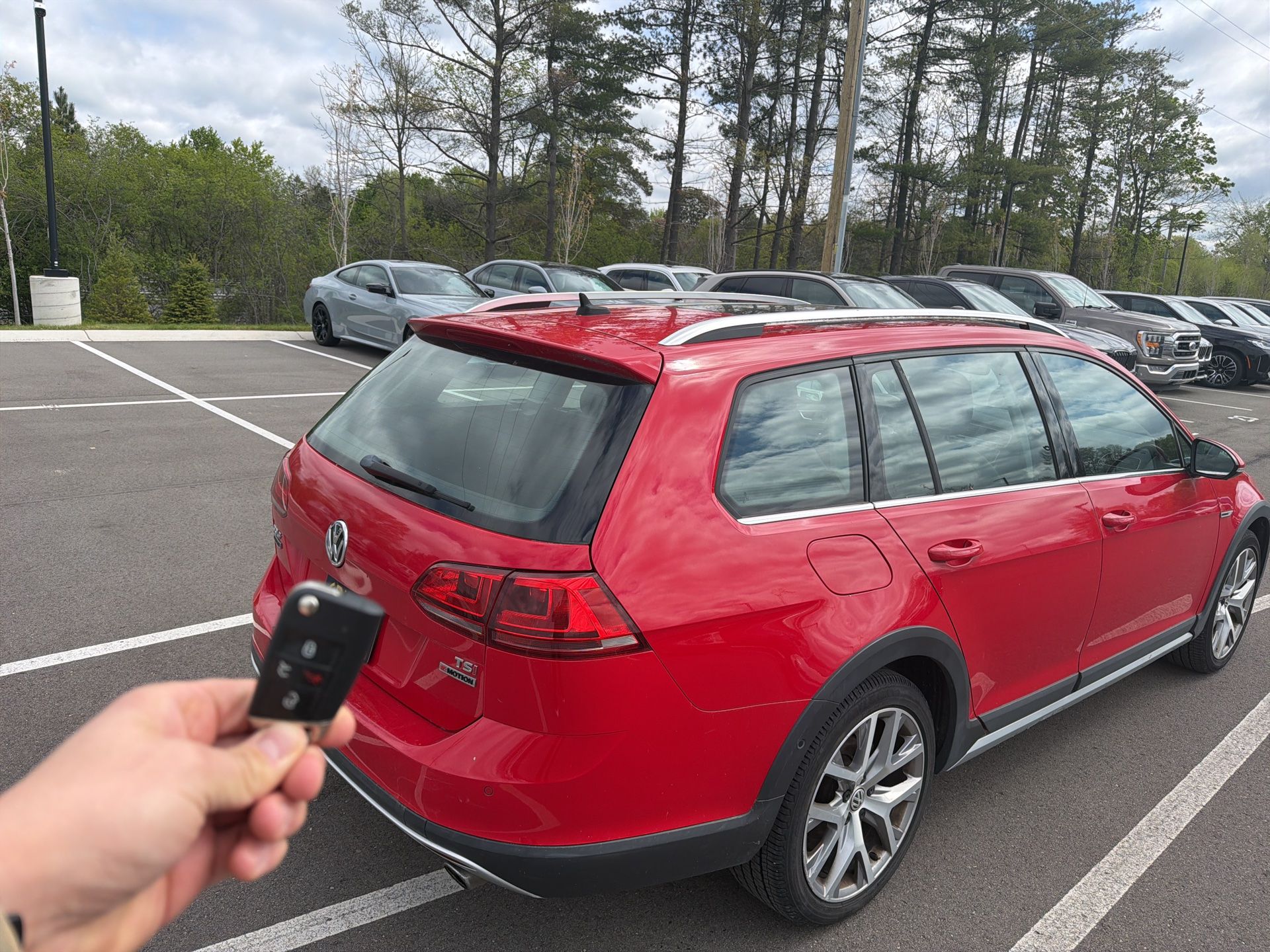 used 2017 Volkswagen Golf Alltrack car, priced at $17,840