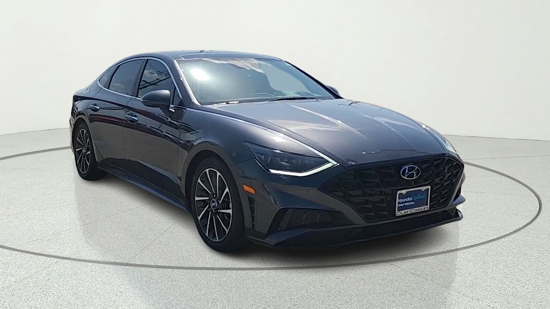 Portofino Gray 2021 Hyundai Sonata Sedan Front-Wheel Drive 8-Speed Automatic Overdrive