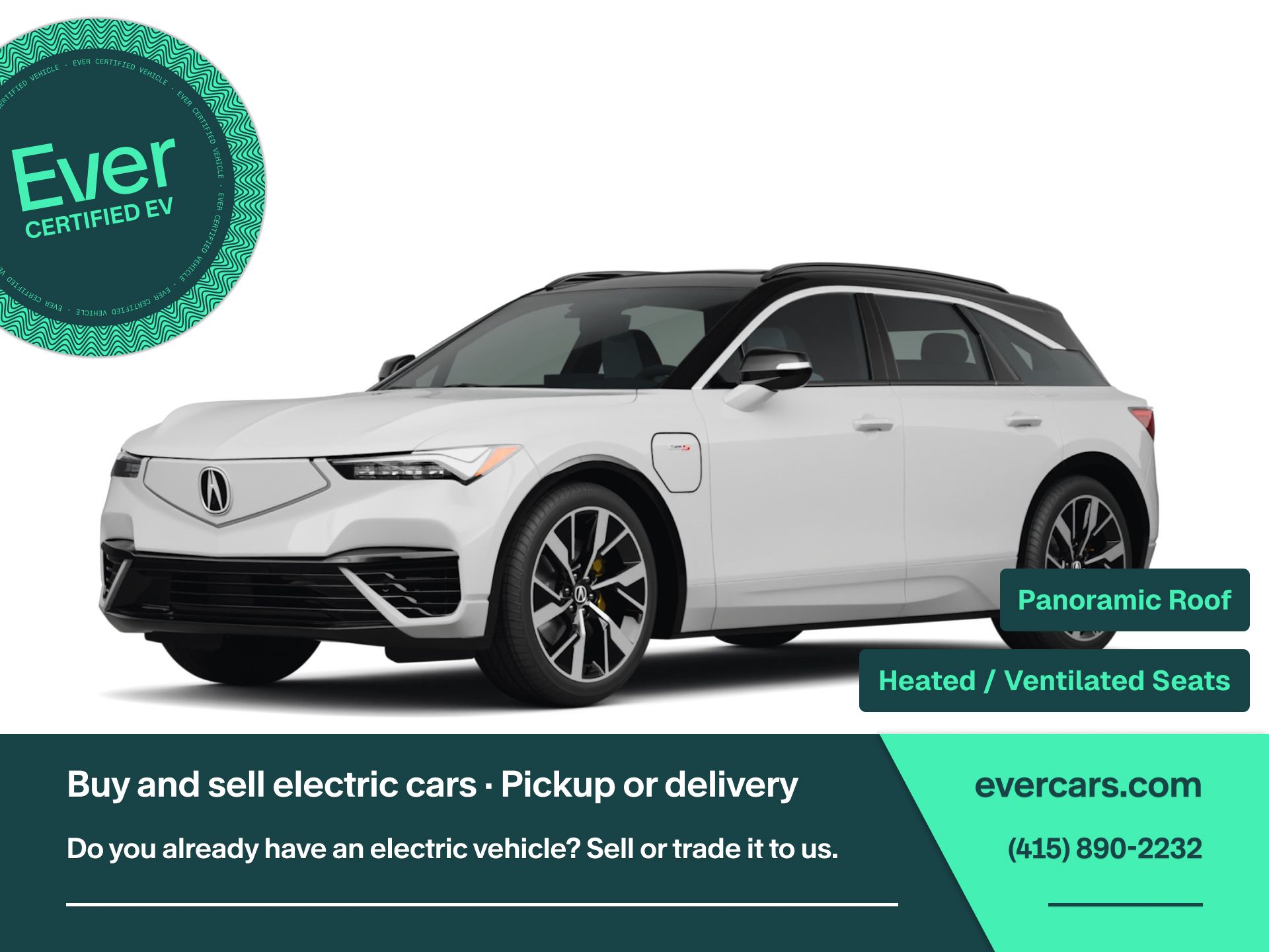 White 2024 Acura ZDX Type S AWD SUV / Crossover All-Wheel Drive Automatic