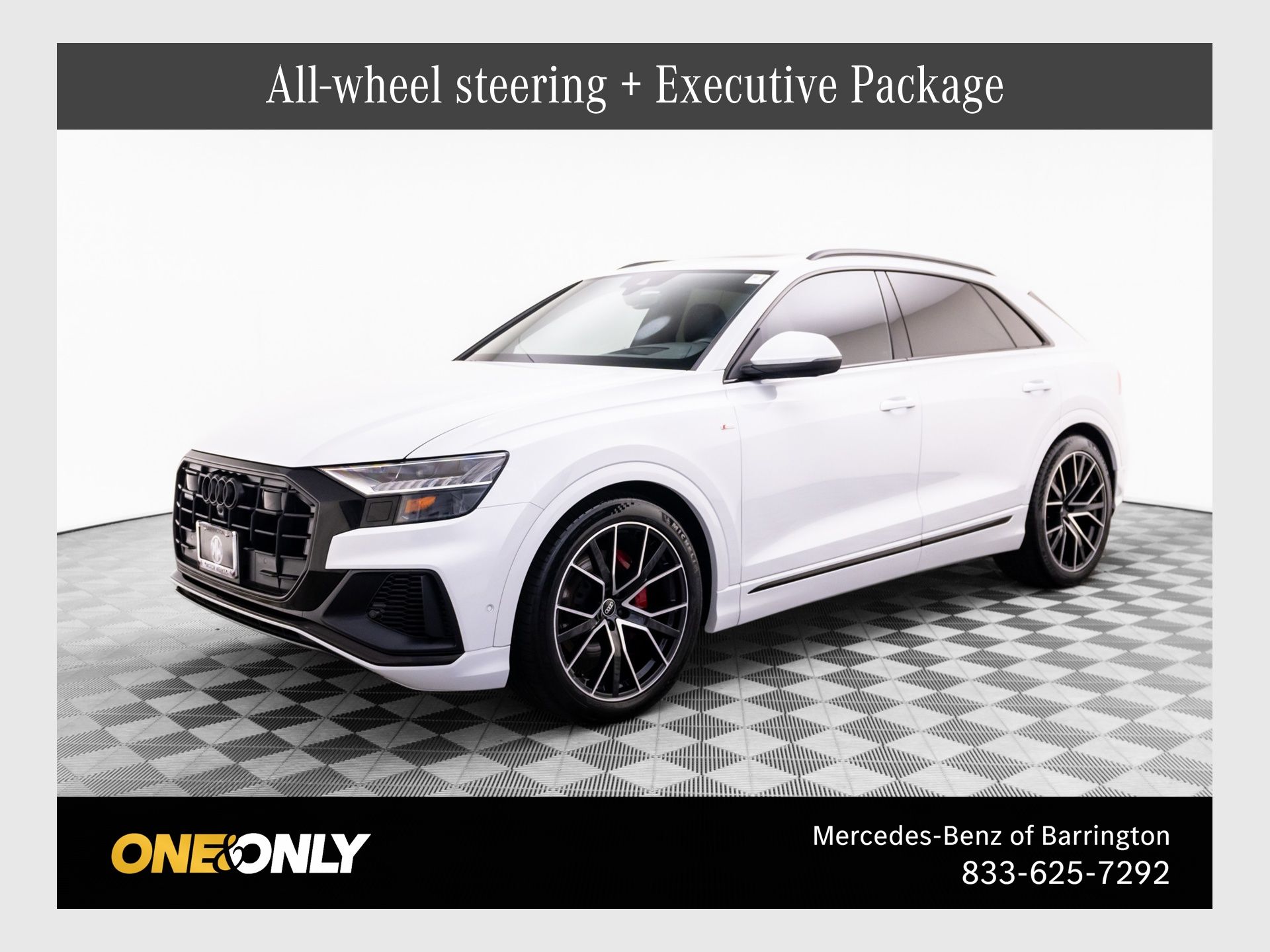 Glacier White 2022 Audi Q8 SUV / Crossover All-Wheel Drive 8-Speed Automatic