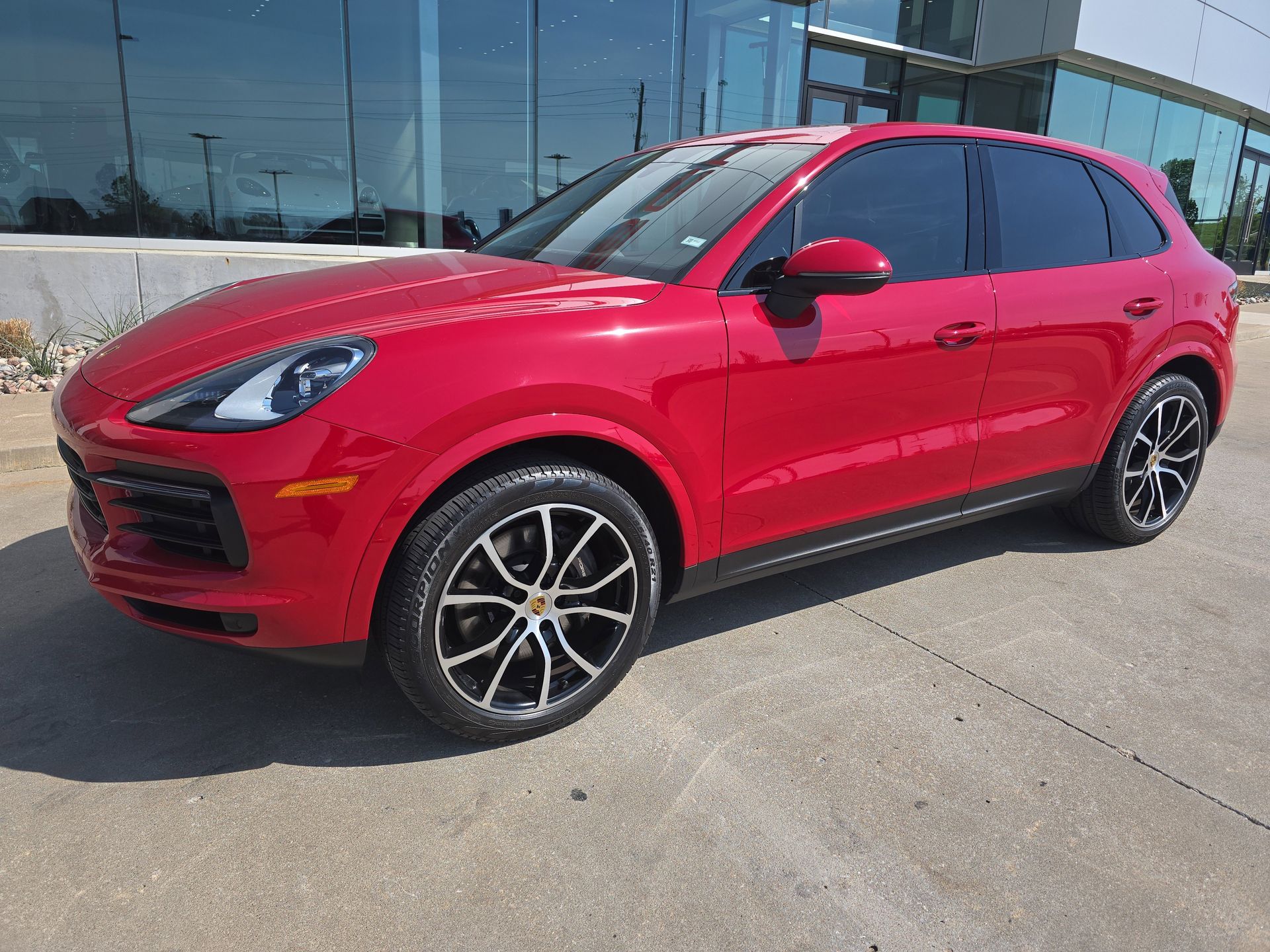 Carmine Red 2021 Porsche Cayenne AWD SUV / Crossover All-Wheel Drive 8-Speed Automatic