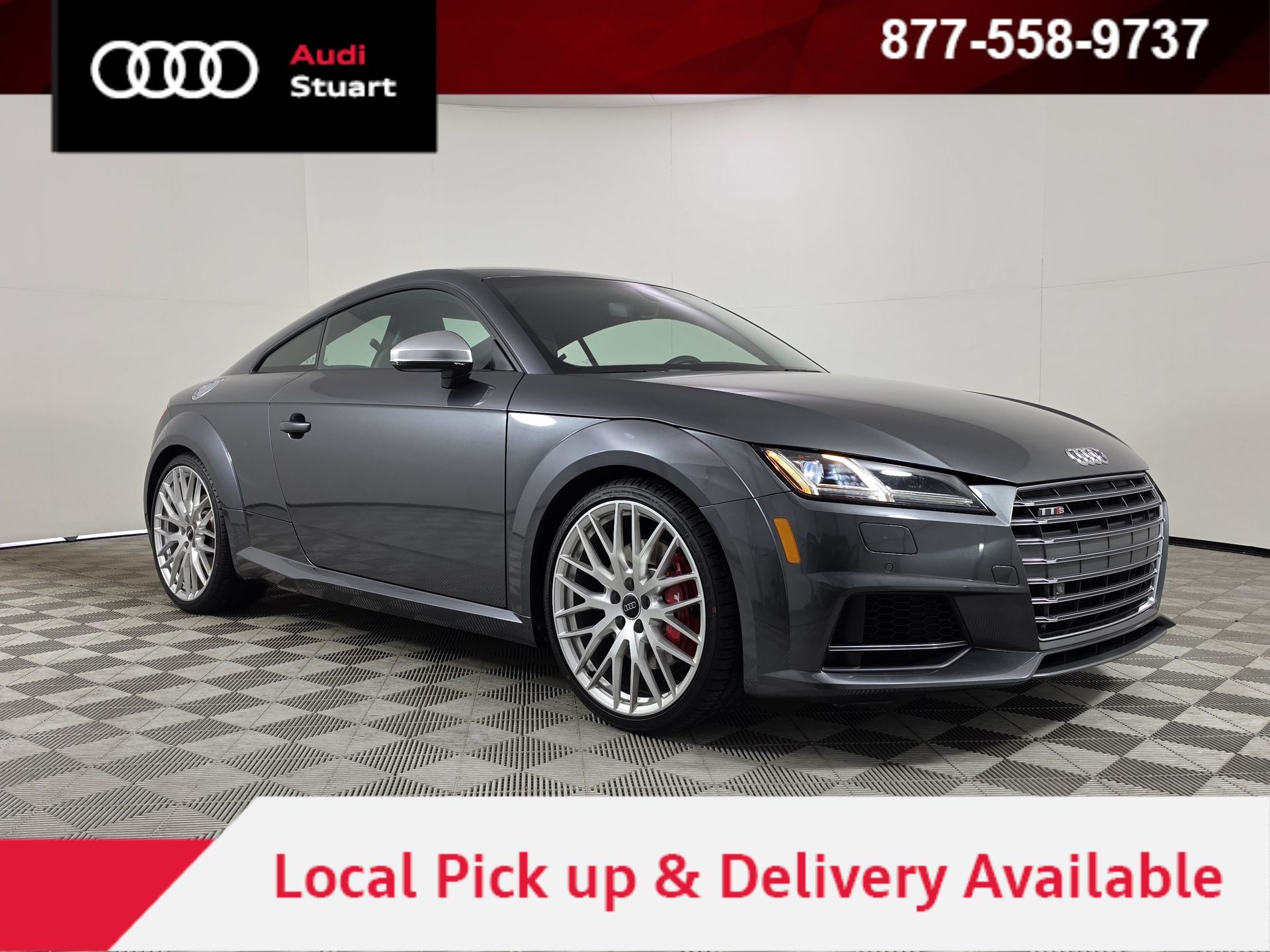Daytona Gray Pearl Effect 2017 Audi TTS 2.0T quattro Coupe AWD Coupe All-Wheel Drive 6-Speed Automatic