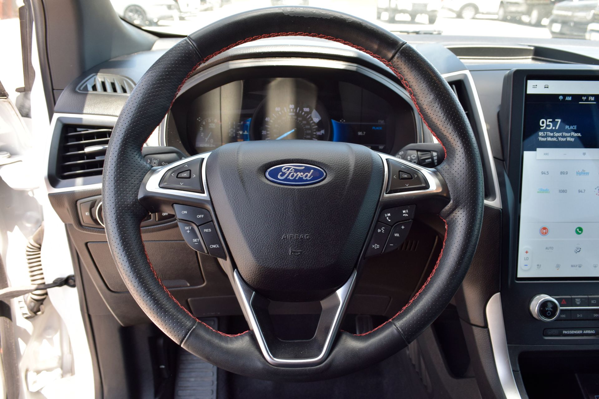 2023 Ford Edge ST Line White at DeMontrond Ford