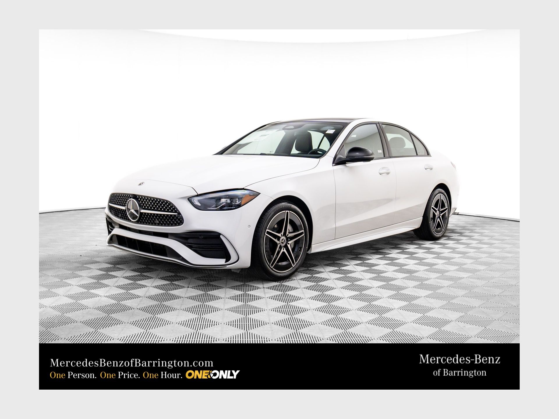 Polar White 2026 Mercedes-Benz C-Class Sedan All-Wheel Drive 9-Speed Automatic