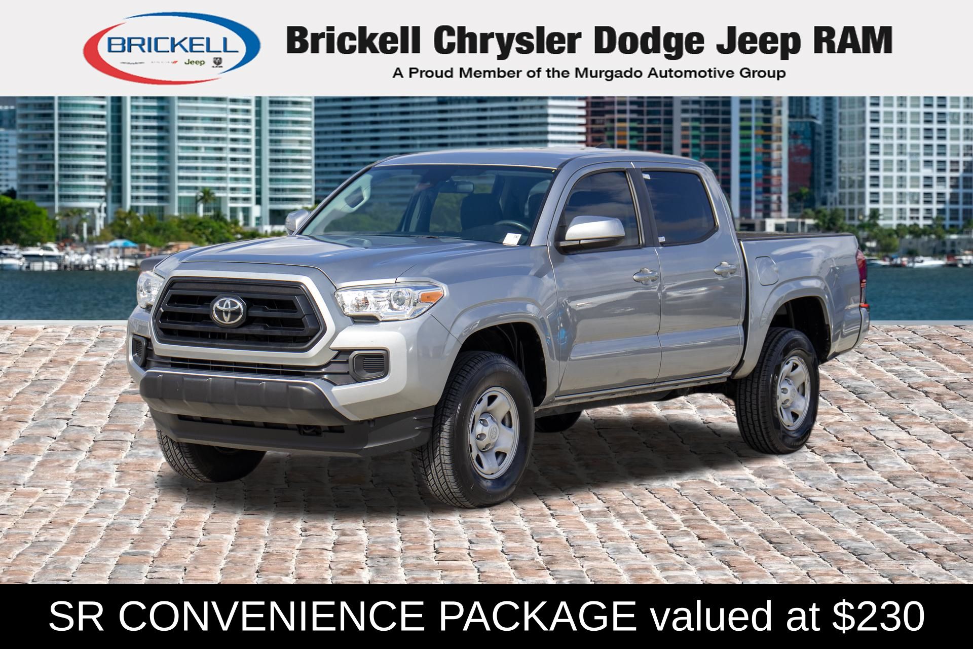 2020 Toyota Tacoma SR I4 Double Cab RWD Gris Camioneta 4X2 6 velocidades Automática