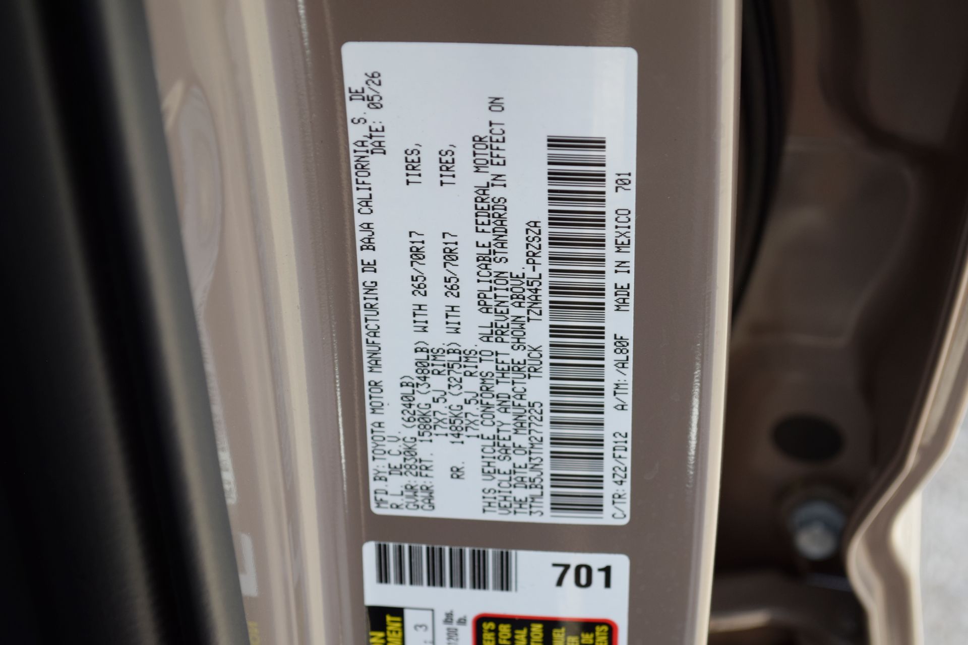 2026 Toyota Tacoma TRD Off-Road Brown at Don McGill Toyota