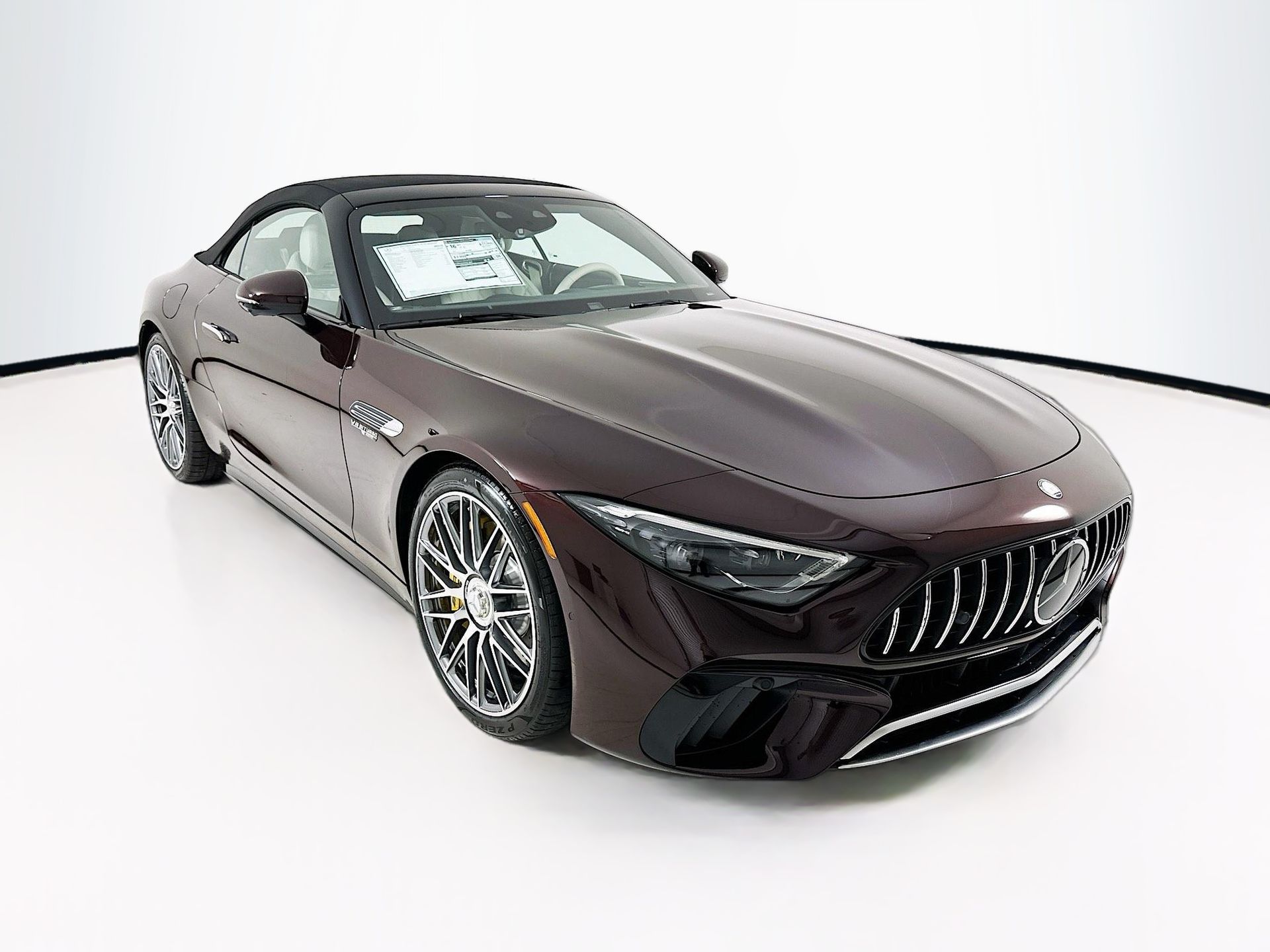 MANUFAKTUR Rubellite Red Metallic 2026 Mercedes-Benz SL-Class AMG SL 55 4MATIC Convertible All-Wheel Drive 9-Speed Automatic