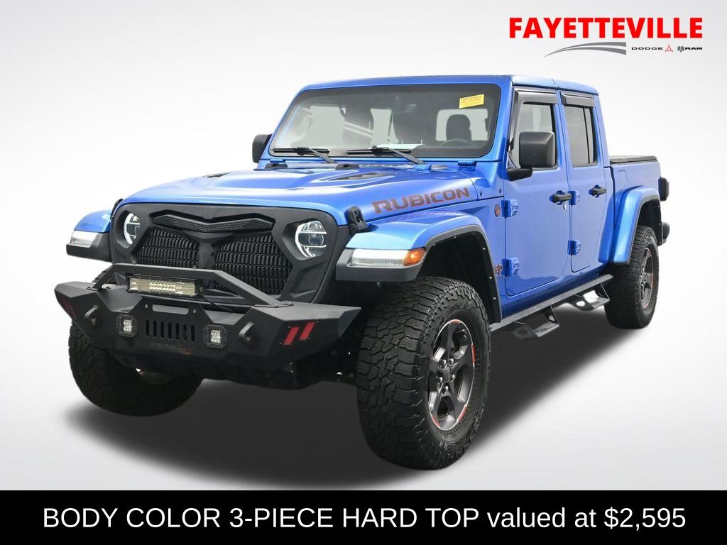 Hydro Blue Pearlcoat 2021 Jeep Gladiator Pickup Truck Four-Wheel Drive 8-Speed Automatic