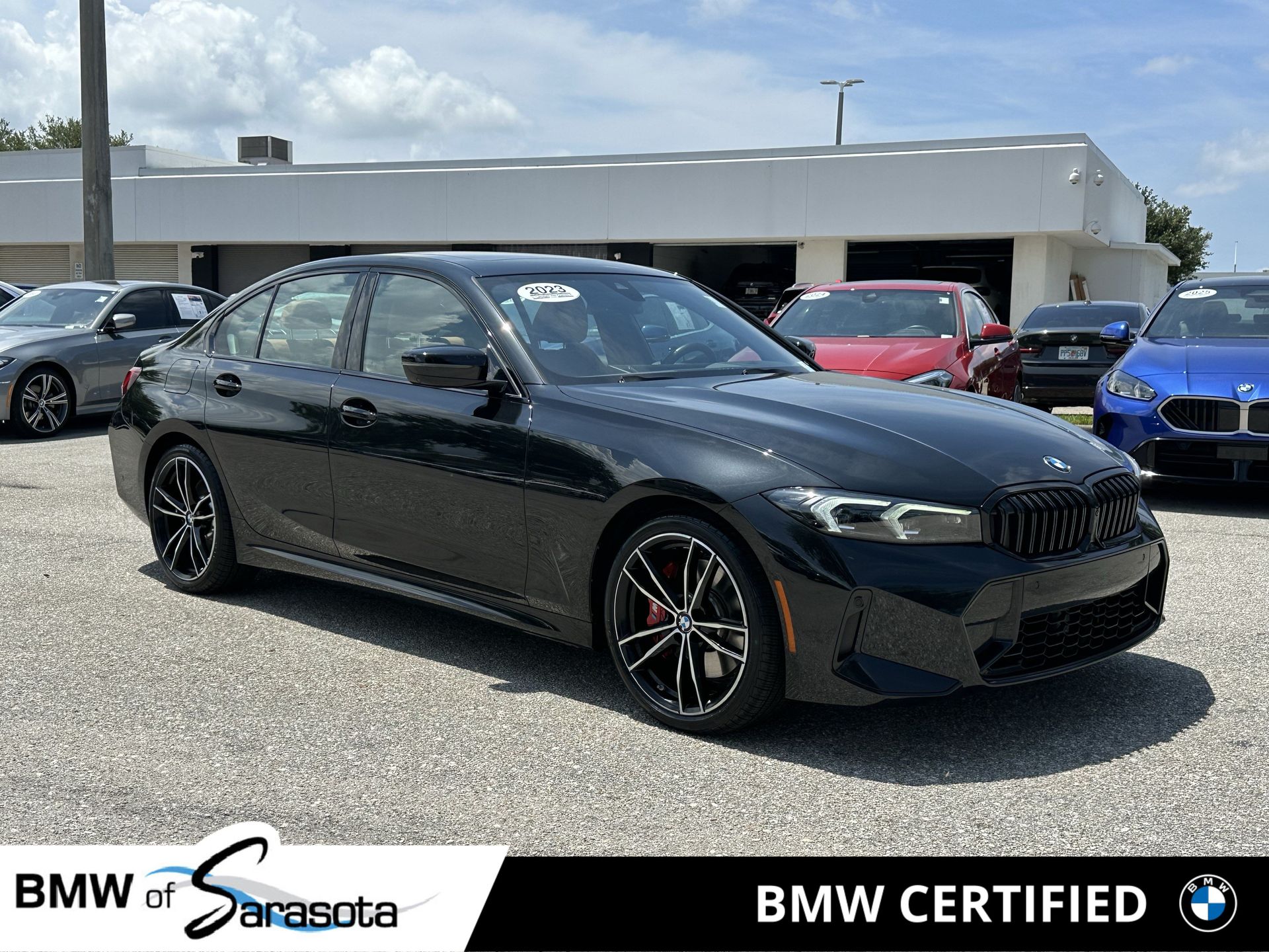 Black Sapphire Metallic 2023 BMW 3 Series Sedan All-Wheel Drive 8-Speed Automatic