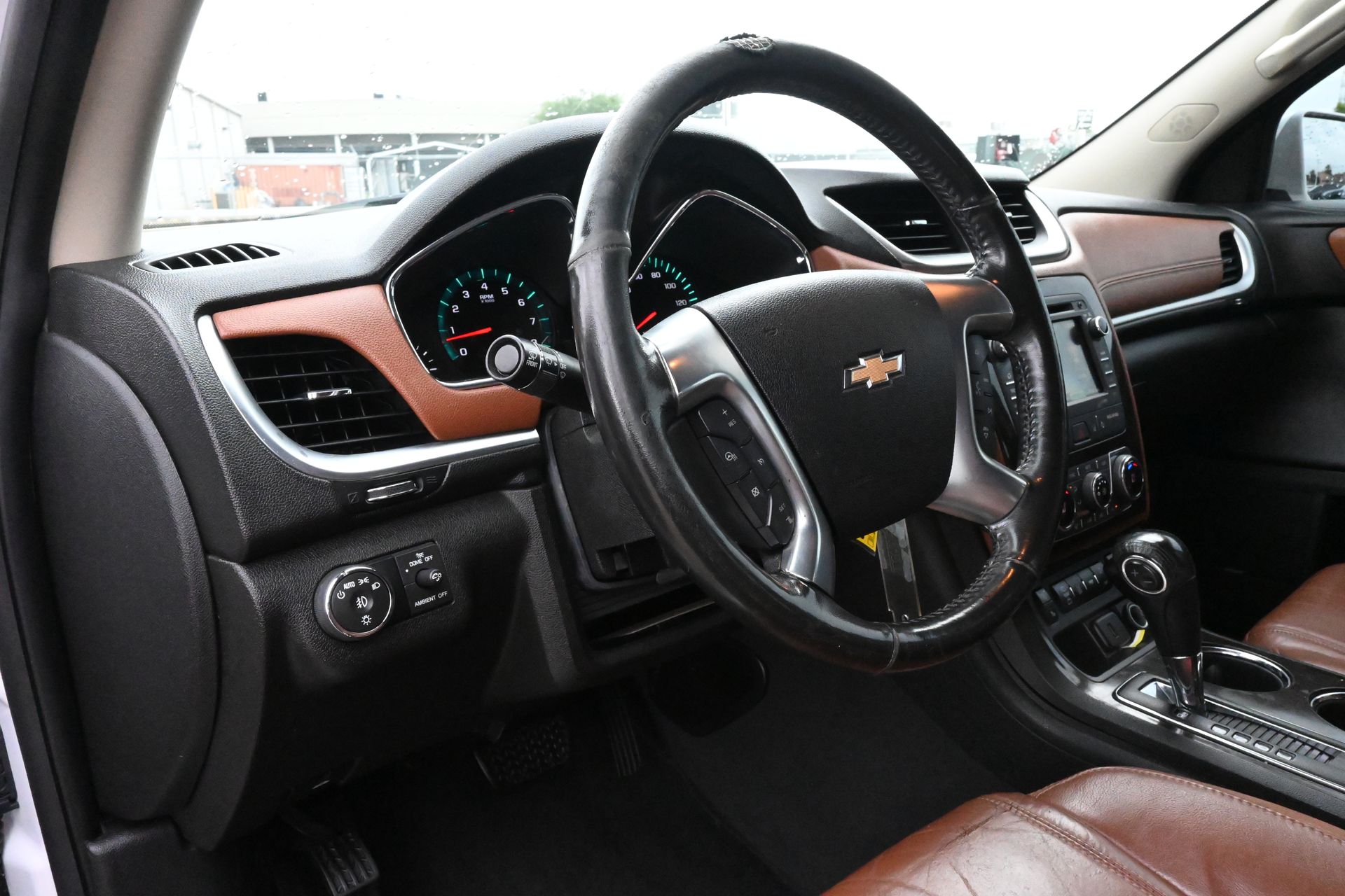 2016 Chevrolet Traverse LTZ Beige at Legacy Ford