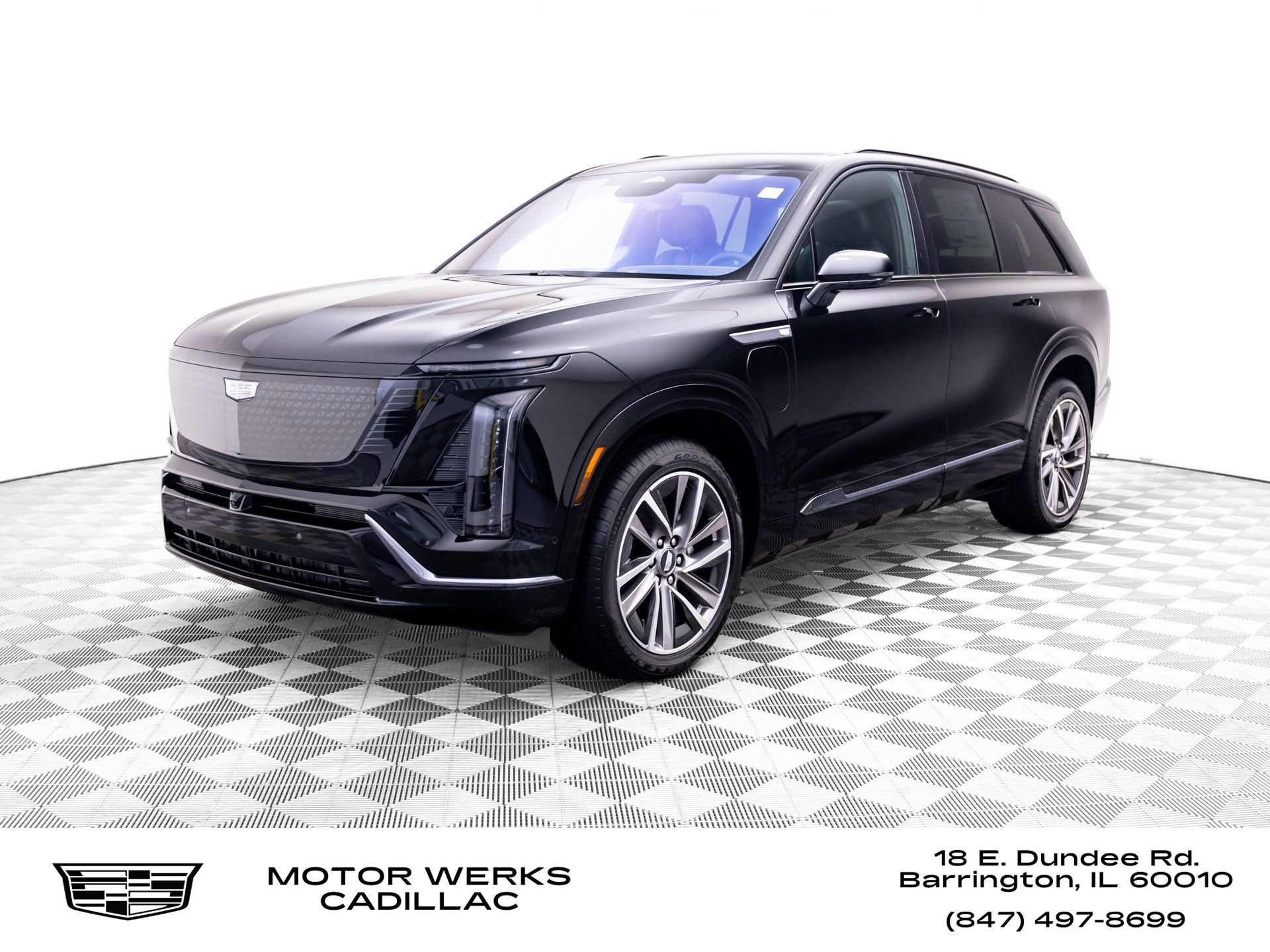 Stellar Black Metallic 2027 Cadillac VISTIQ SUV / Crossover All-Wheel Drive 1-Speed Automatic