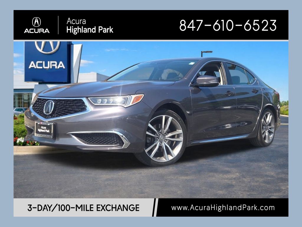 Gray (Modern Steel Metallic) 2020 Acura TLX Sedan All-Wheel Drive 9-Speed Automatic