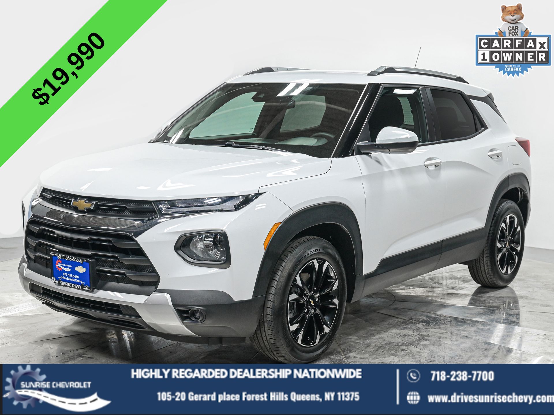 Summit White 2023 Chevrolet Trailblazer LT FWD SUV / Crossover Front-Wheel Drive Continuously Variable Transmission
